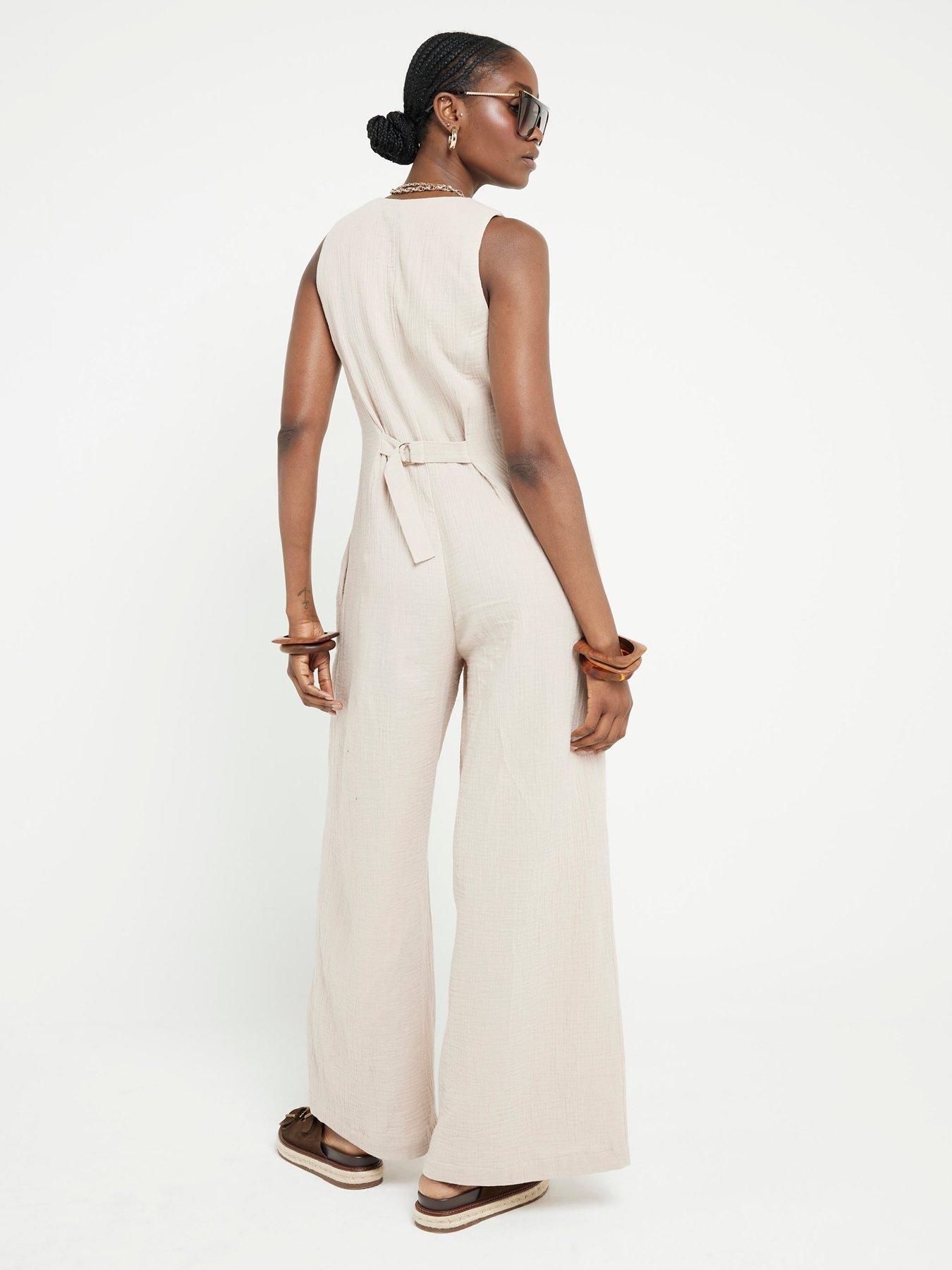 river-island-button-detail-jumpsuit-light-brownstillFront