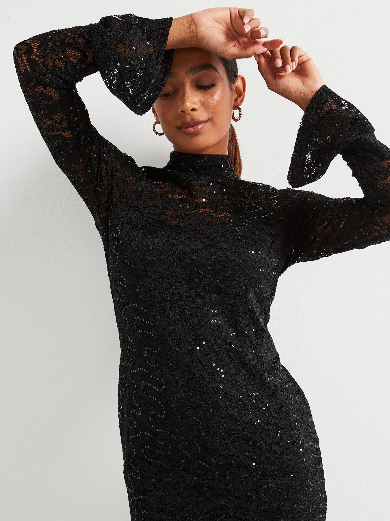 v-by-very-sequin-lace-mini-dress-blackoutfit