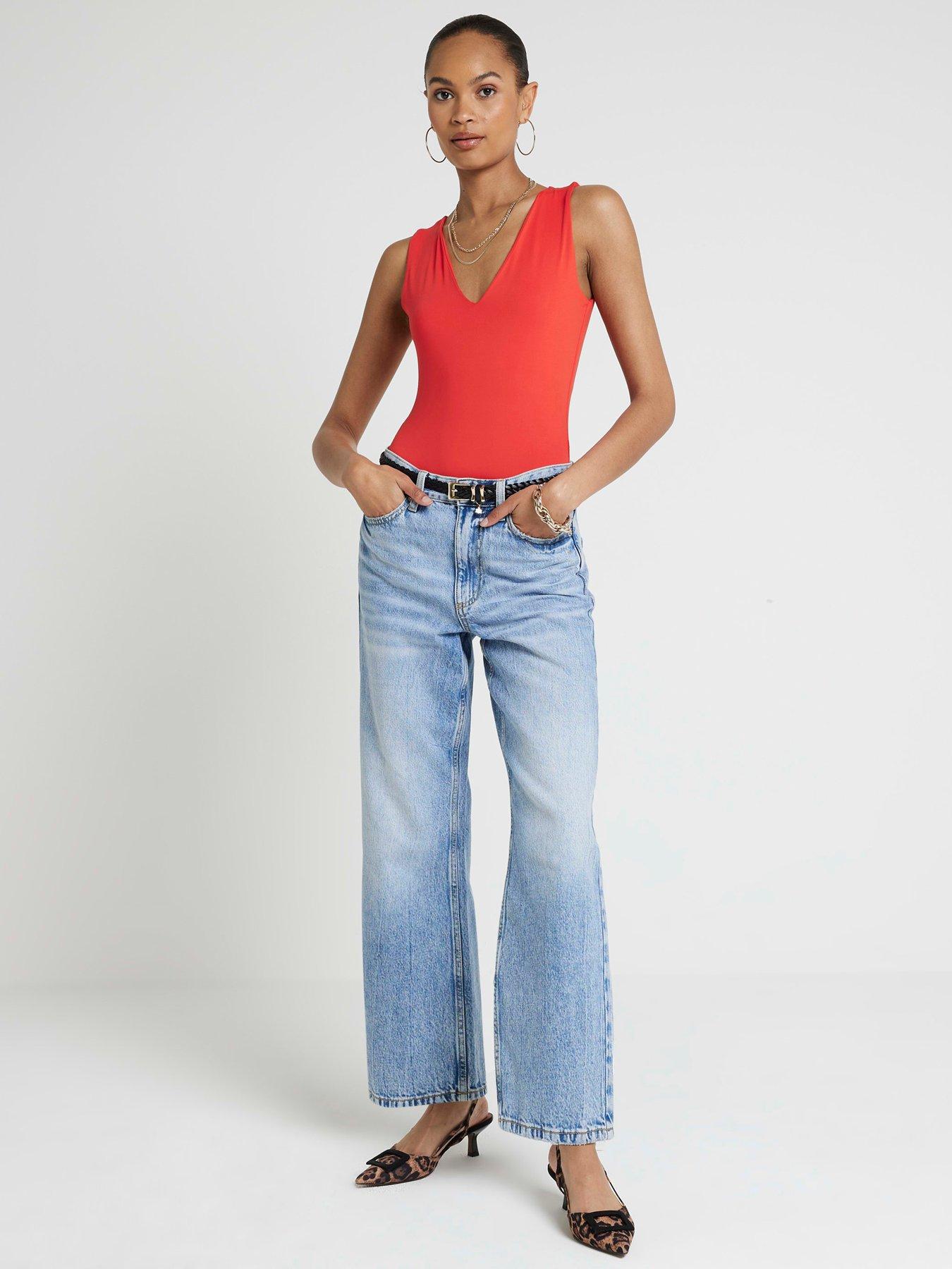 river-island-v-neck-bodysuit-bright-redback