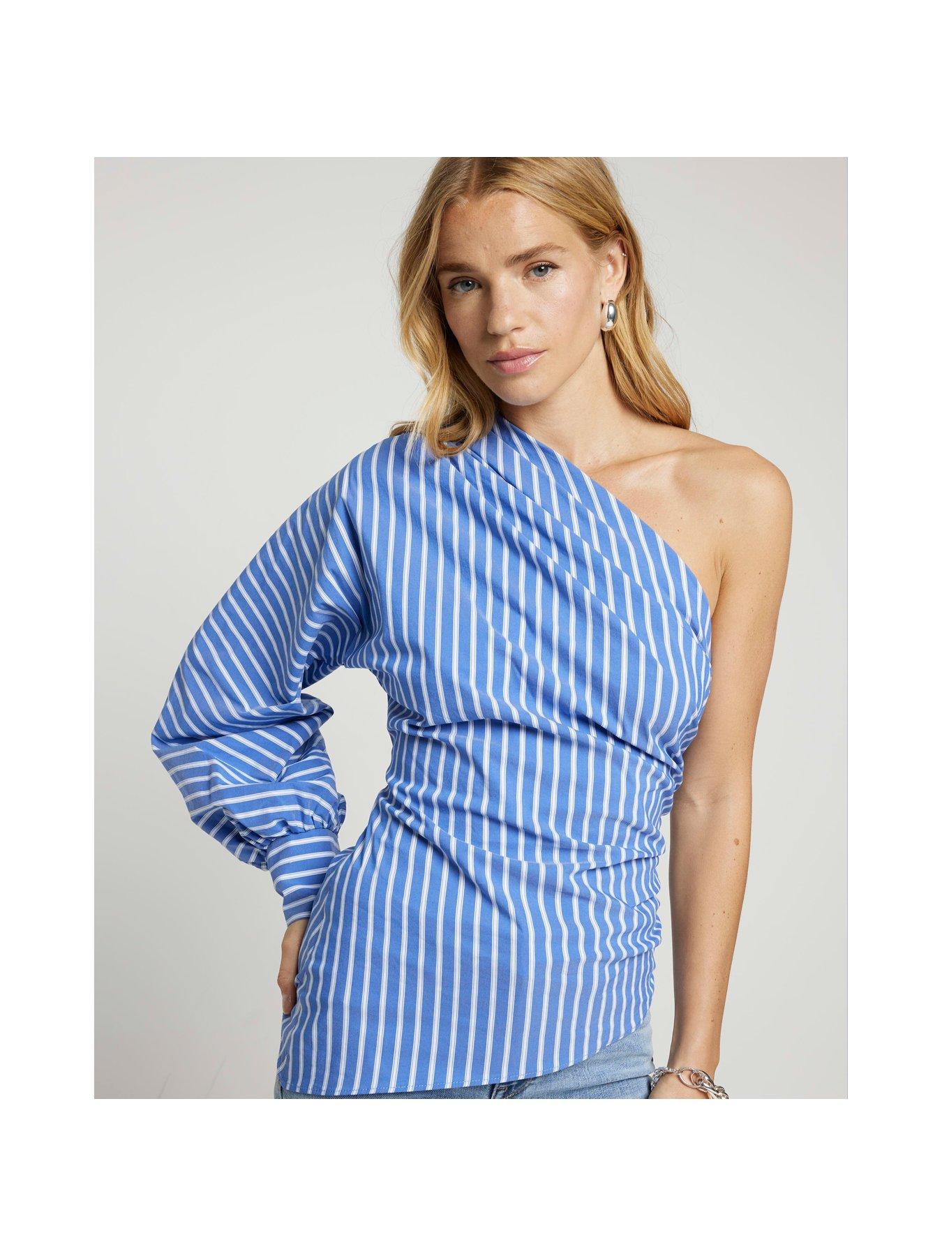 river-island-one-shoulder-blouse-bluedetail