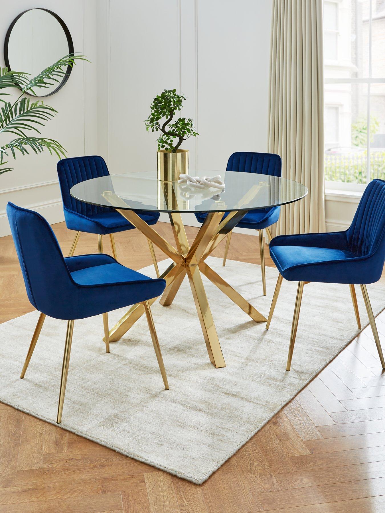 Image 7 of 7 of The Very Collection Chopstick&nbsp;120 cm Round Dining Table - Brass