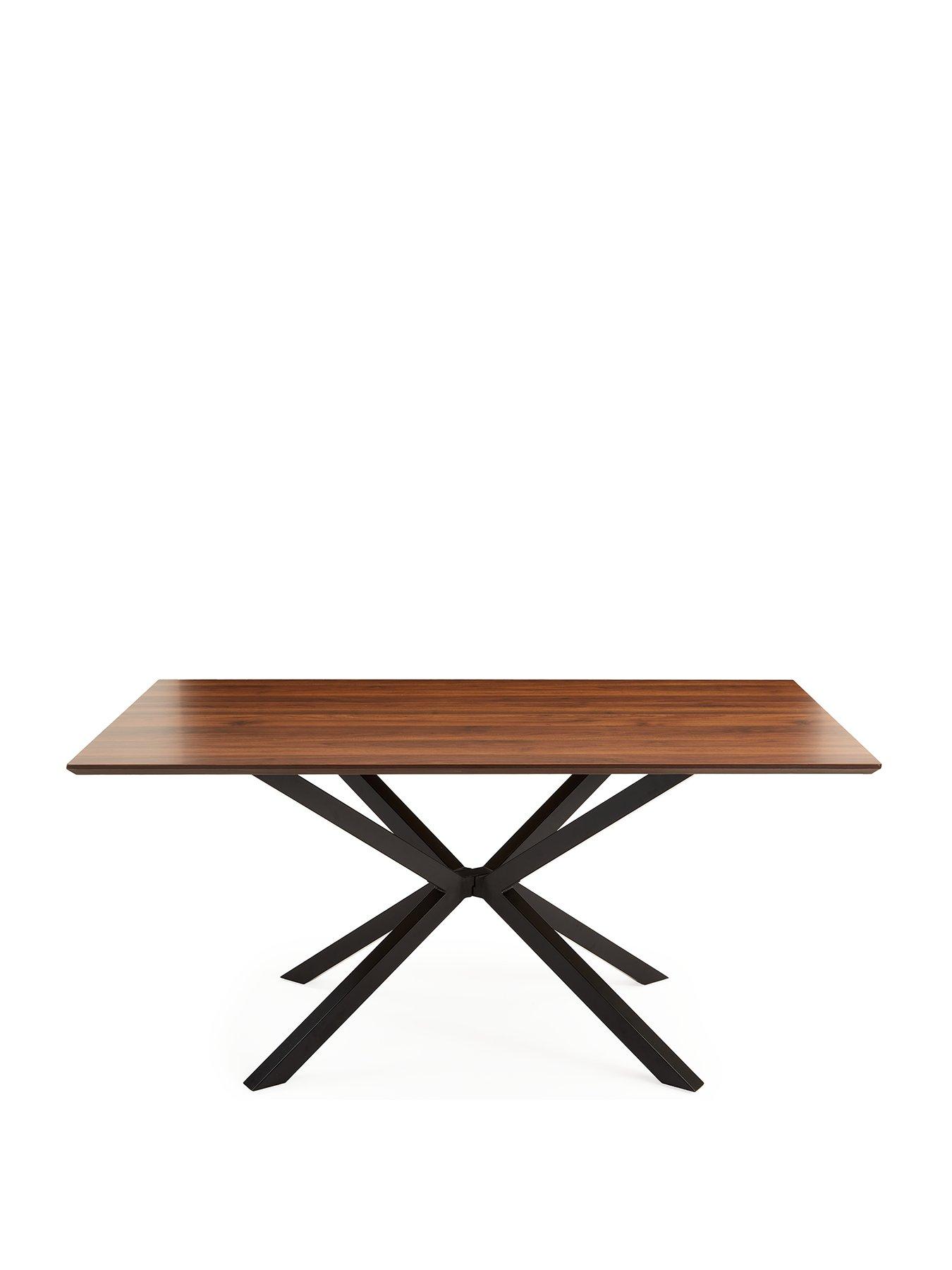 very-home-chopstick-160nbspx-90-cm-wood-top-dining-table-brownblackback