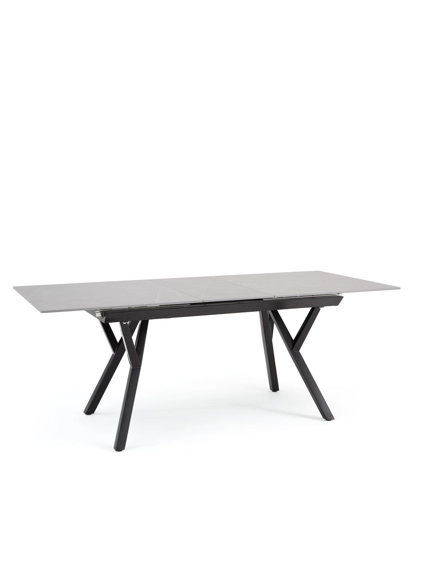 Image 4 of 7 of The Very Collection Corbin Ceramic Top&nbsp;160-200&nbsp;cm Extending Dining Table