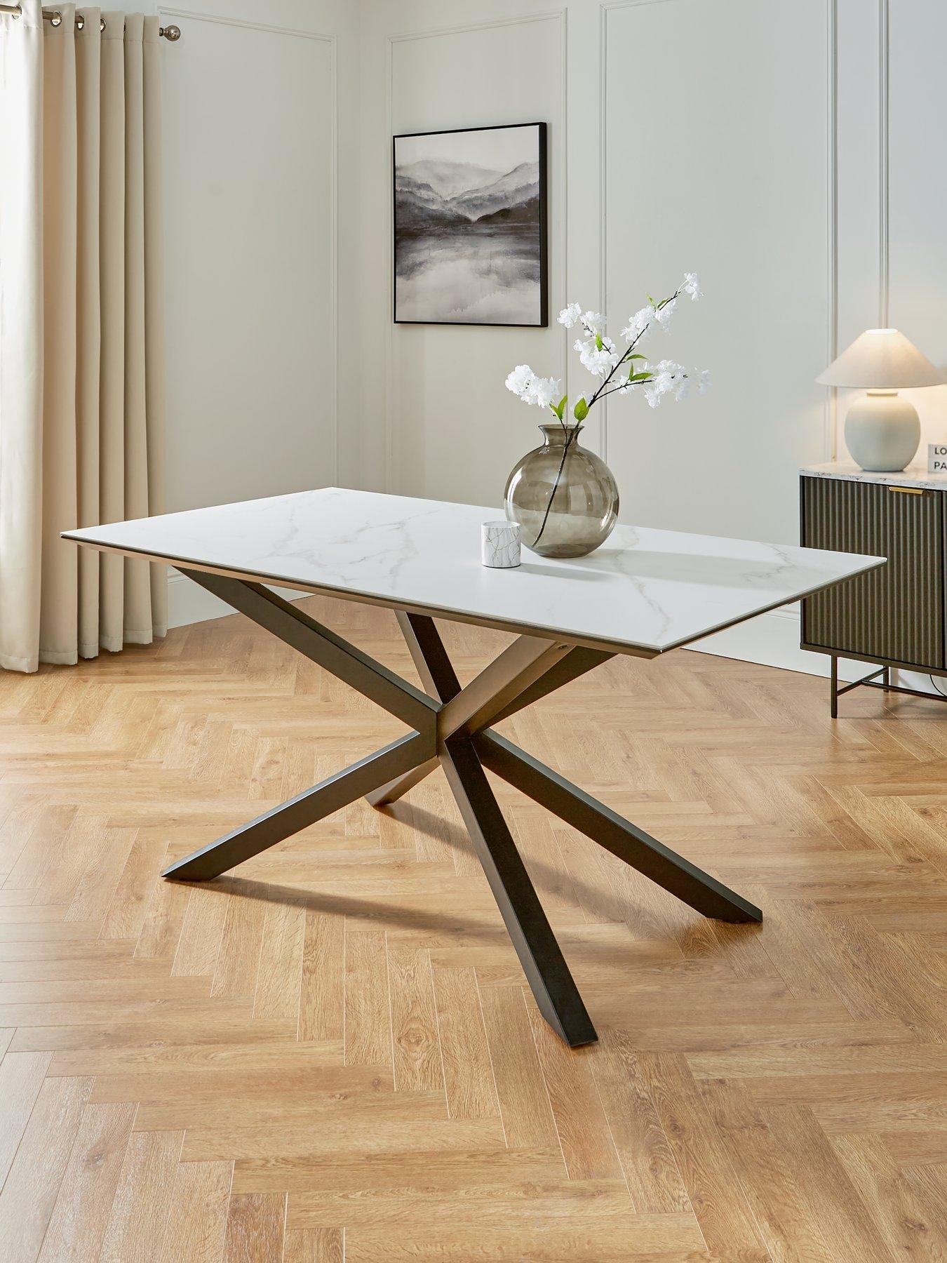 the-very-collection-arabella-160-cmnbspceramic-dining-table-whiteblacknbsp--fscreg-certified