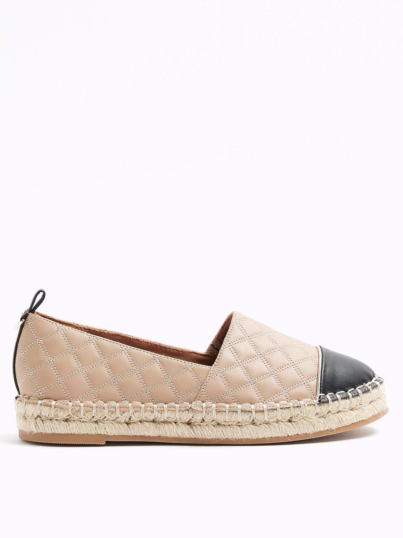 river-island-quilted-espadrille-light-beige