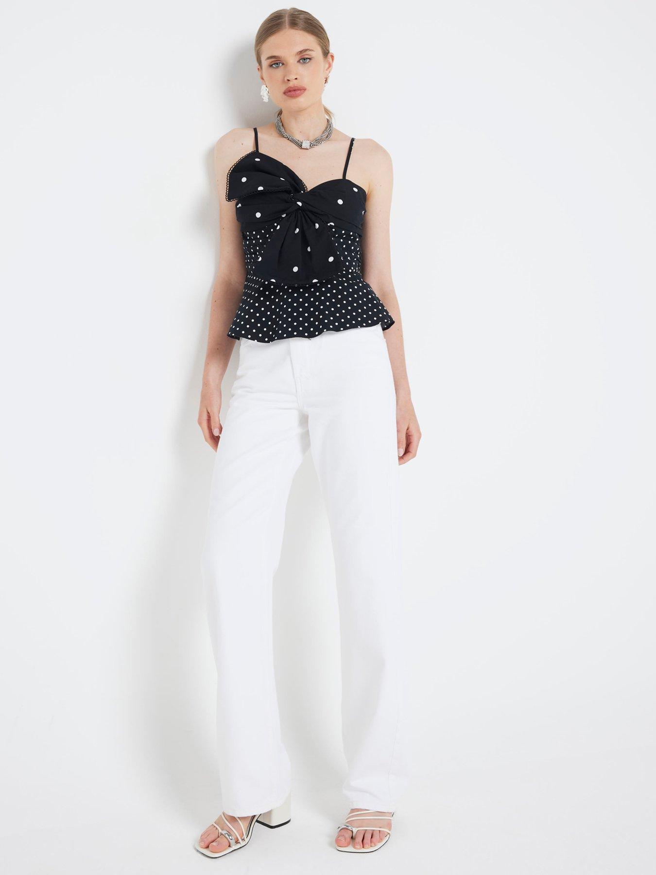 river-island-poka-dot-bow-detail-cami-blackback