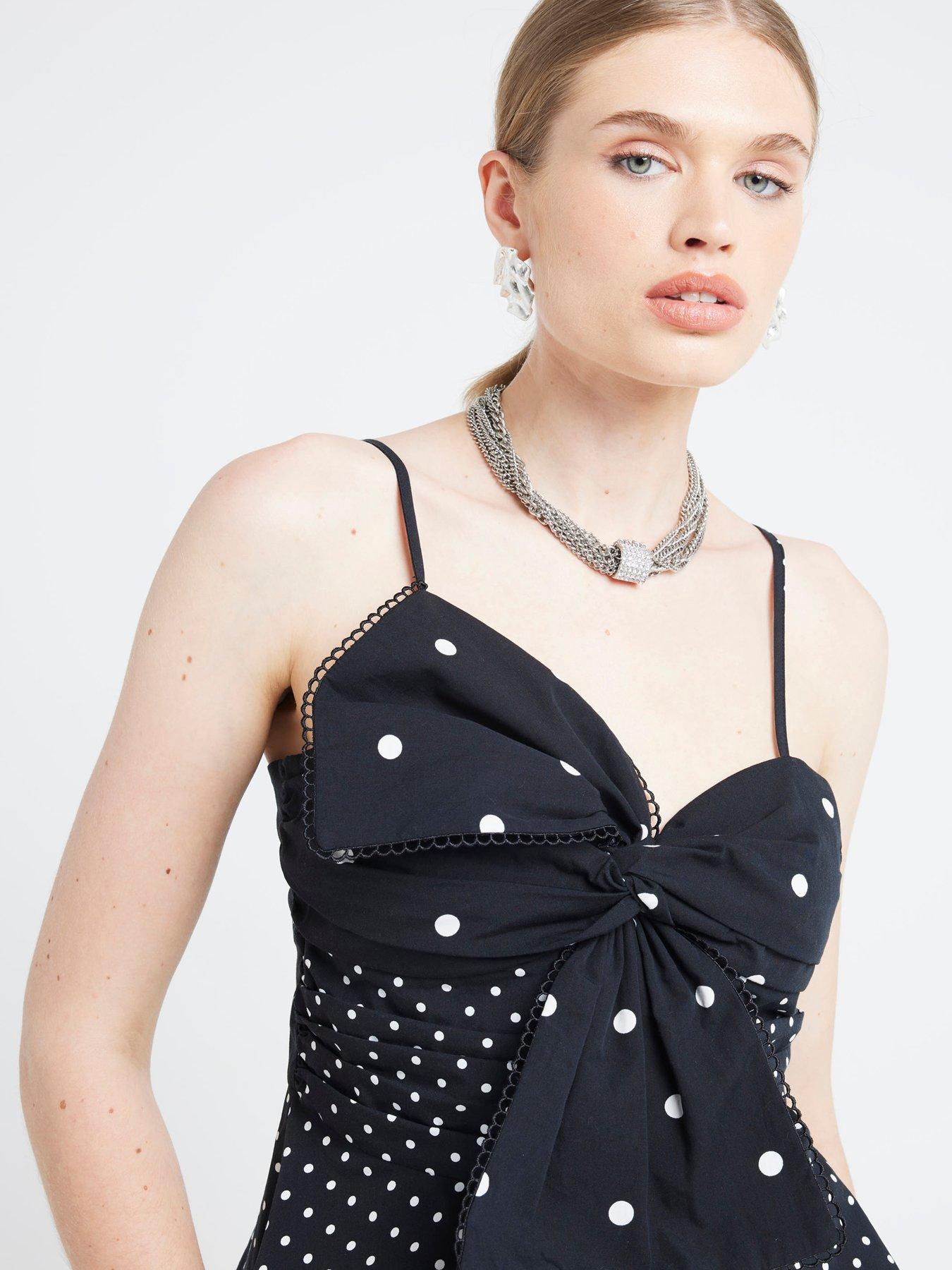 river-island-poka-dot-bow-detail-cami-blackoutfit