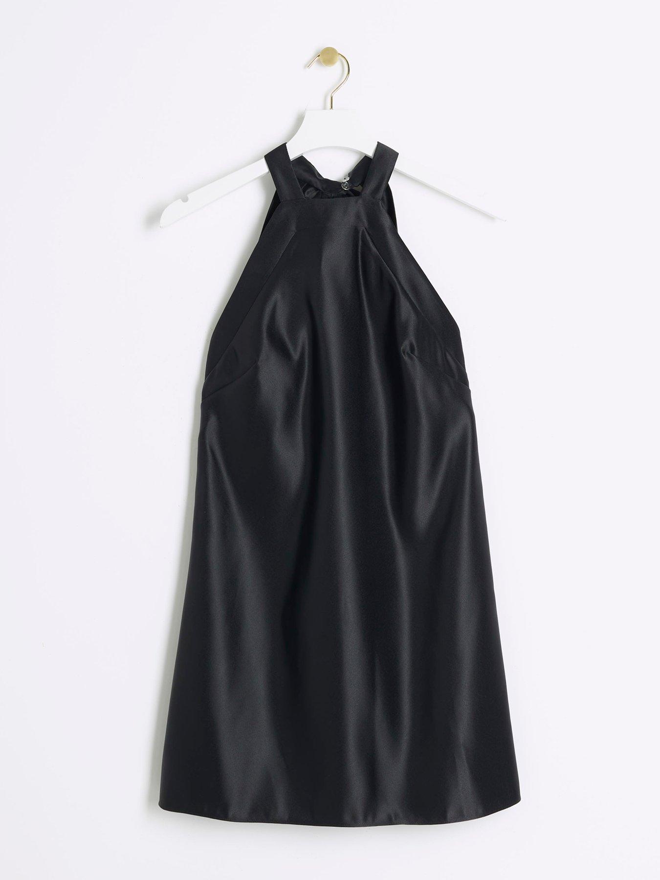 river-island-halterneck-bow-mini-dress-blackdetail