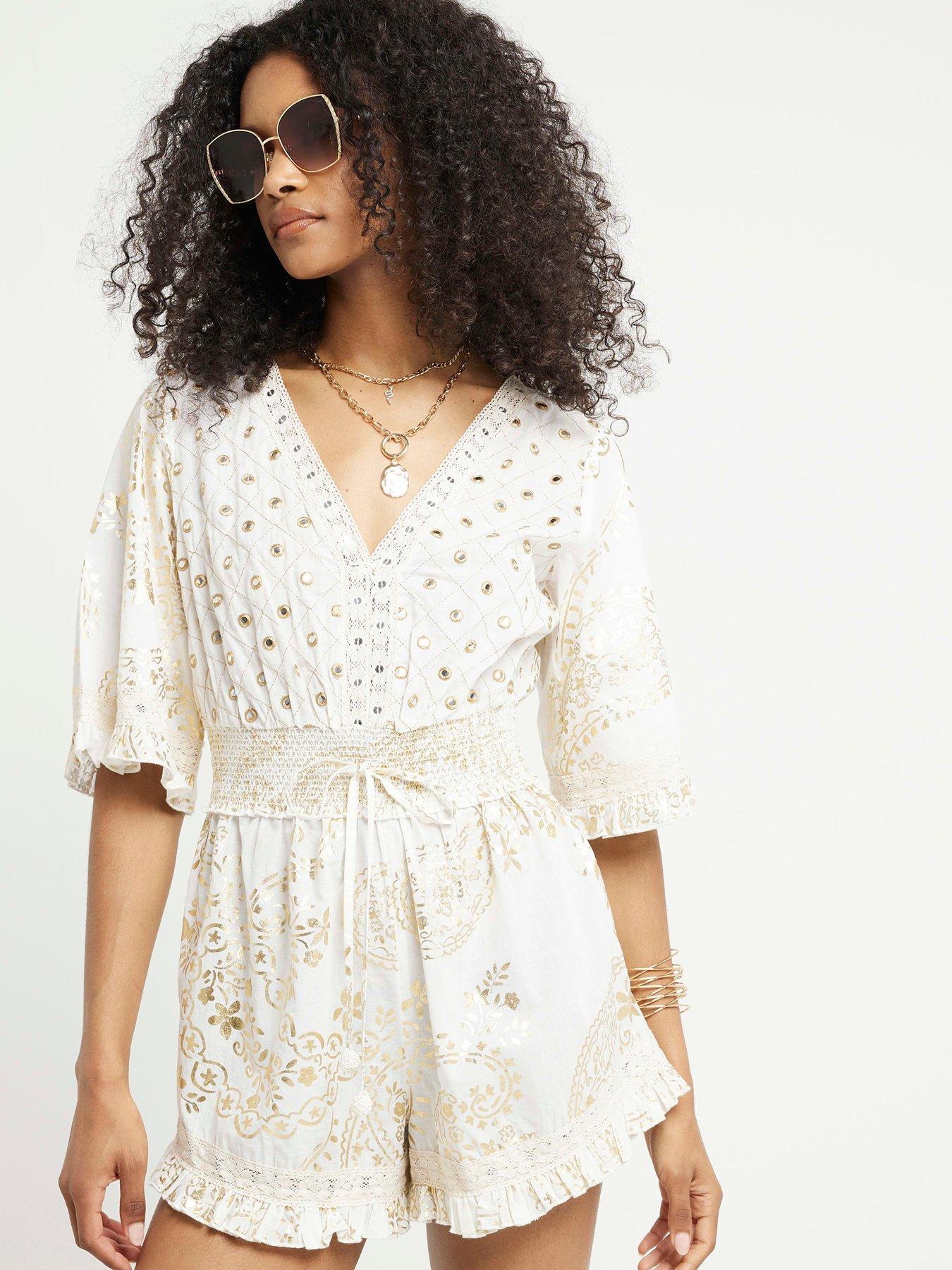 river-island-embellished-playsuit-cream