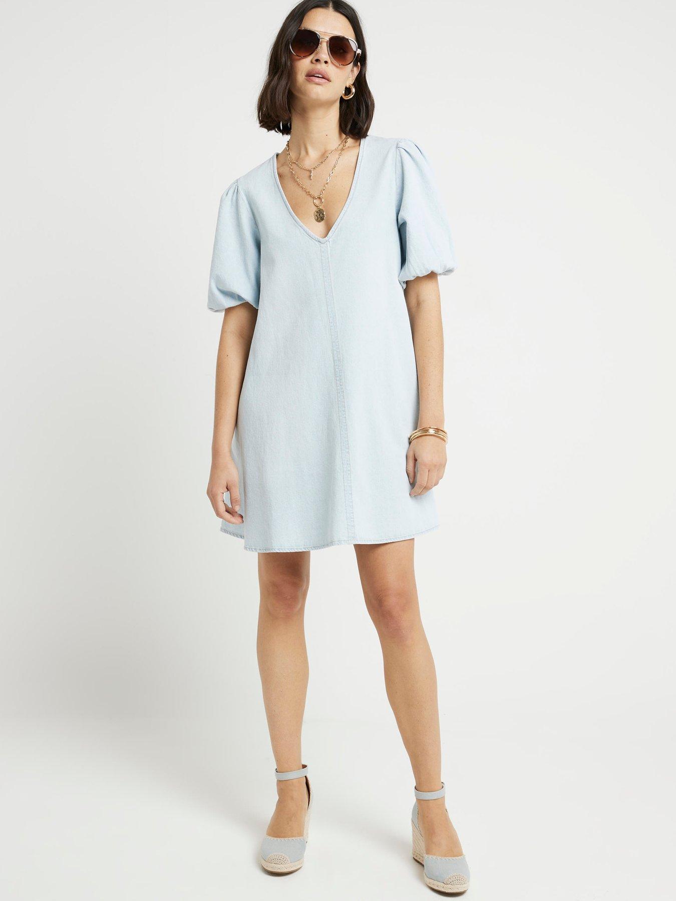 river-island-pull-sleeve-mini-dress-light-denimback