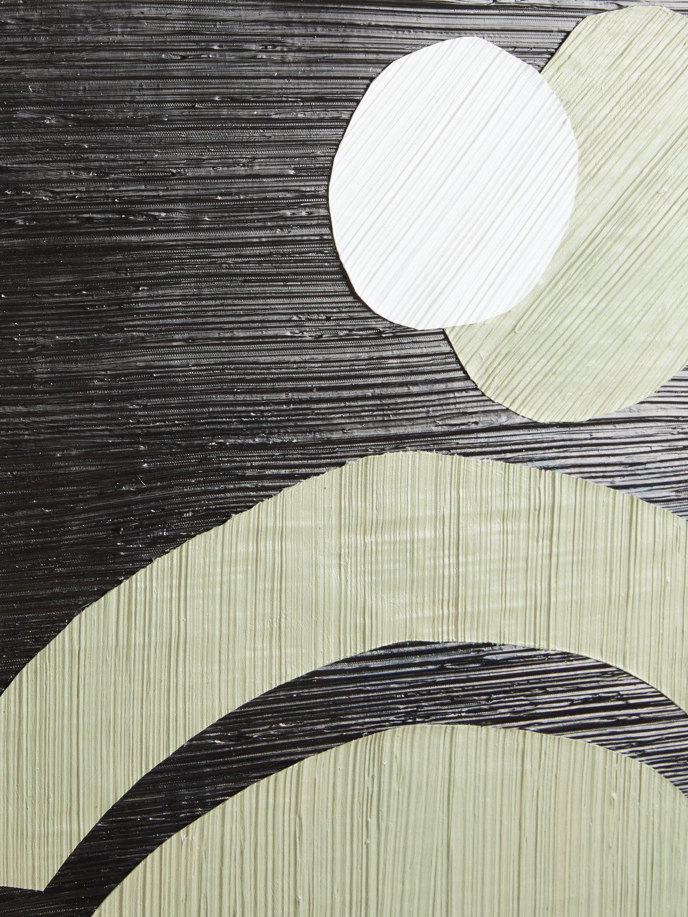 the-very-collection-greenblack-abstract-wall-art-70x50cmdetail
