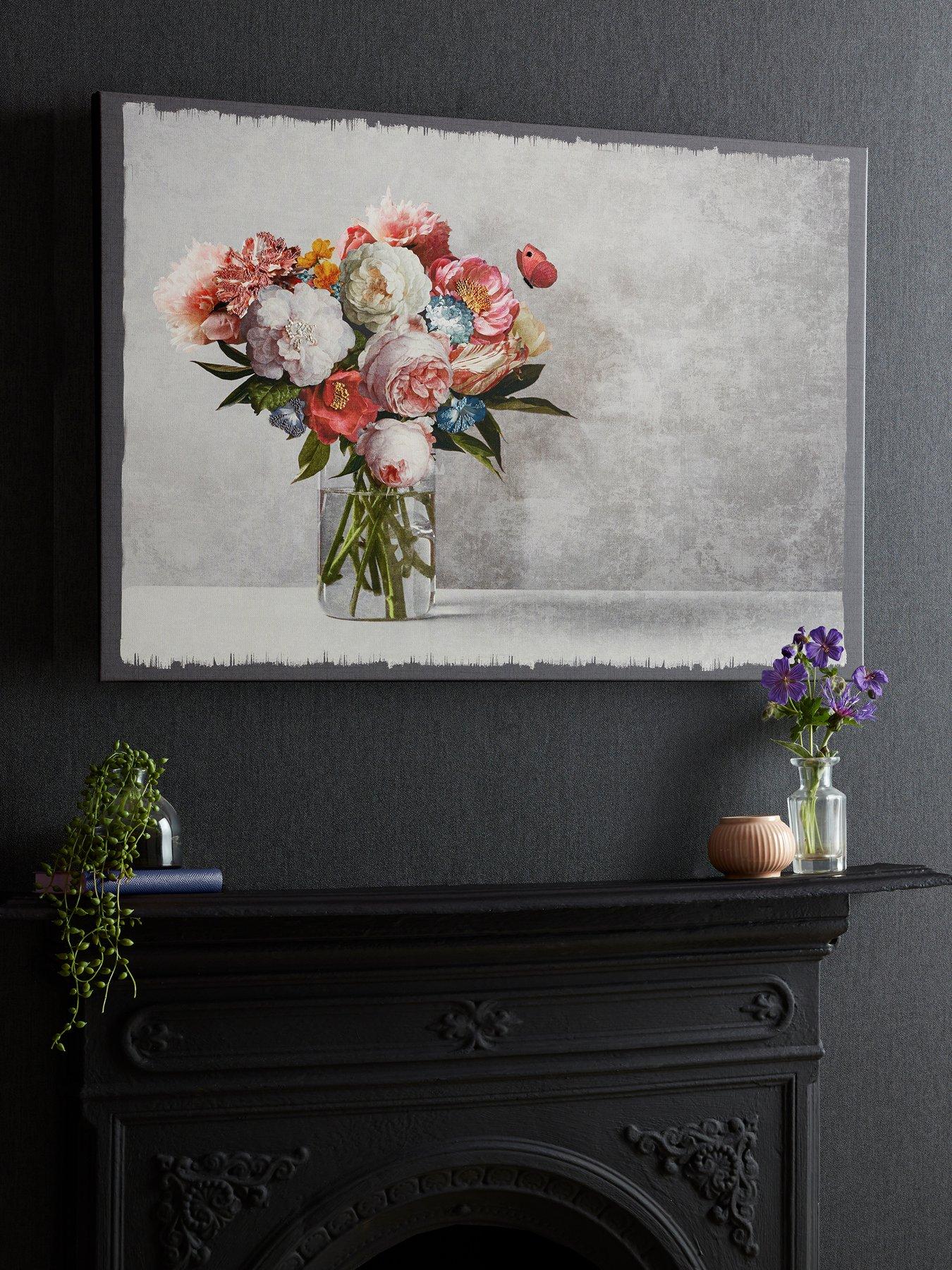 art-for-the-home-art-for-the-home-bouquet-blooms-canvas-with-stitching-embellishment