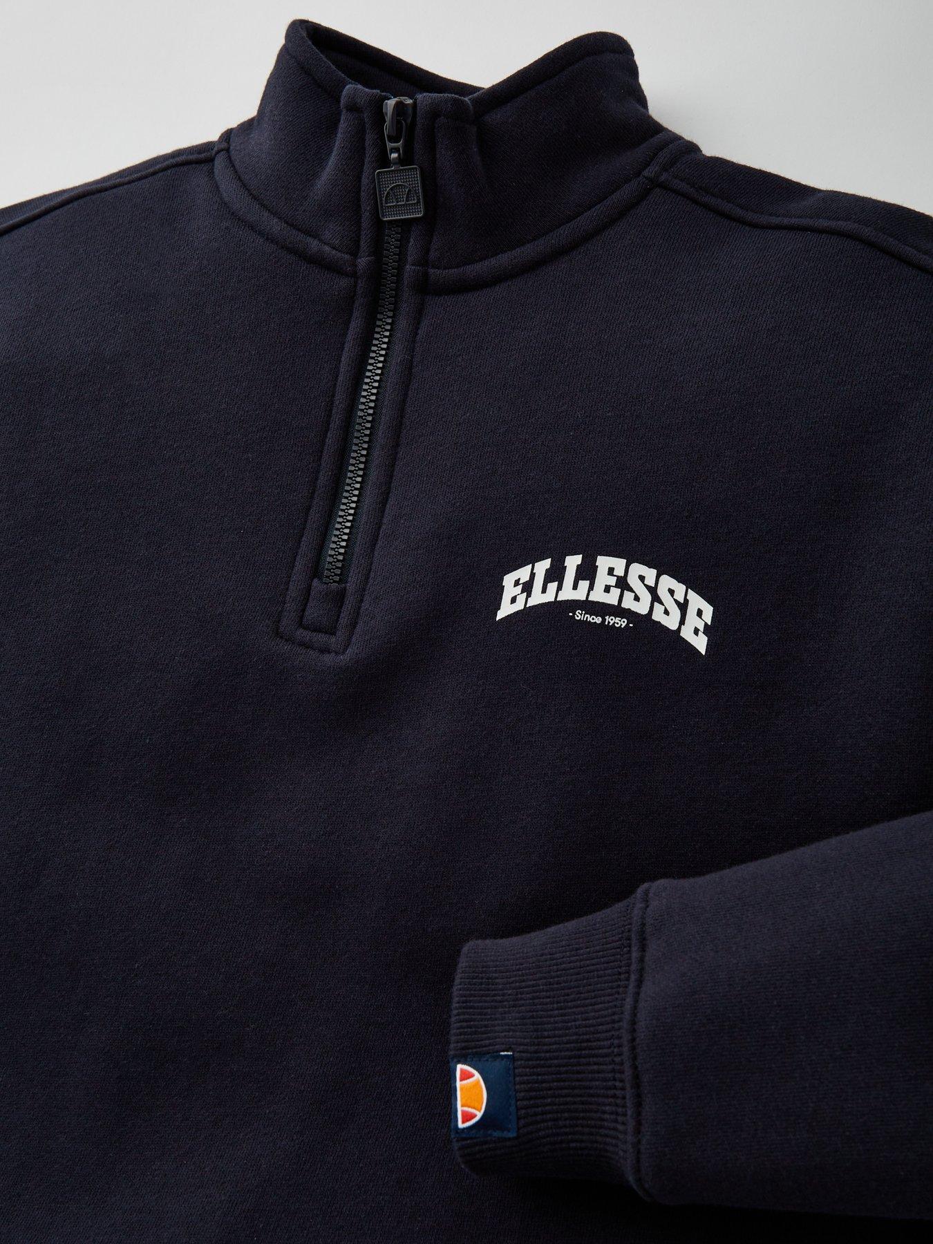 ellesse-junior-girls-jentina-sweatshirt-and-shorts-set-navyoutfit