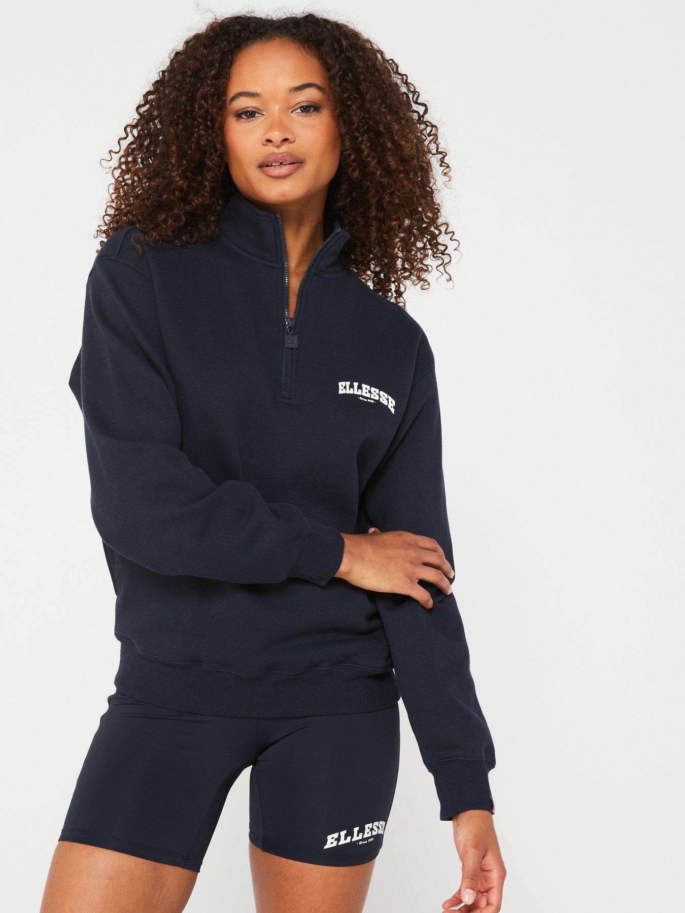 ellesse-womens-jentis-sweatshirt-short-set-navy