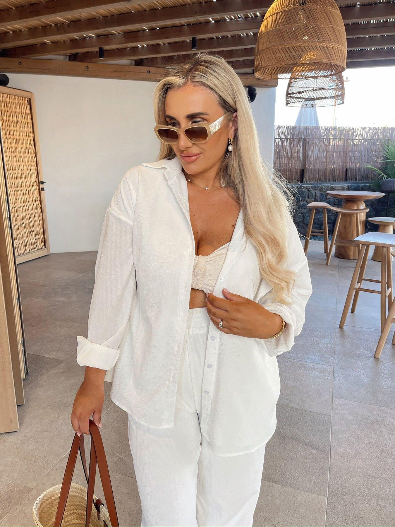 in-the-style-hannah-brown-white-linen-look-oversized-shirt