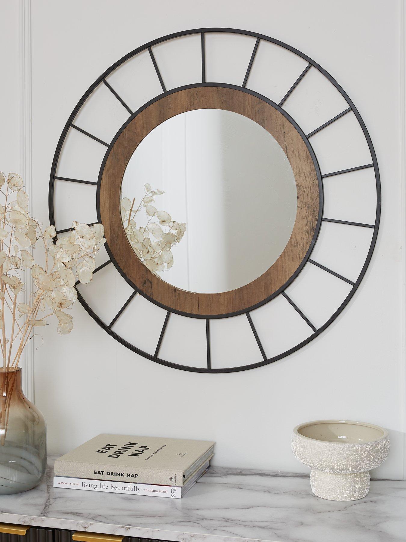 very-home-black-wire-edge-mirror-with-wooden-inner-frame-80cm