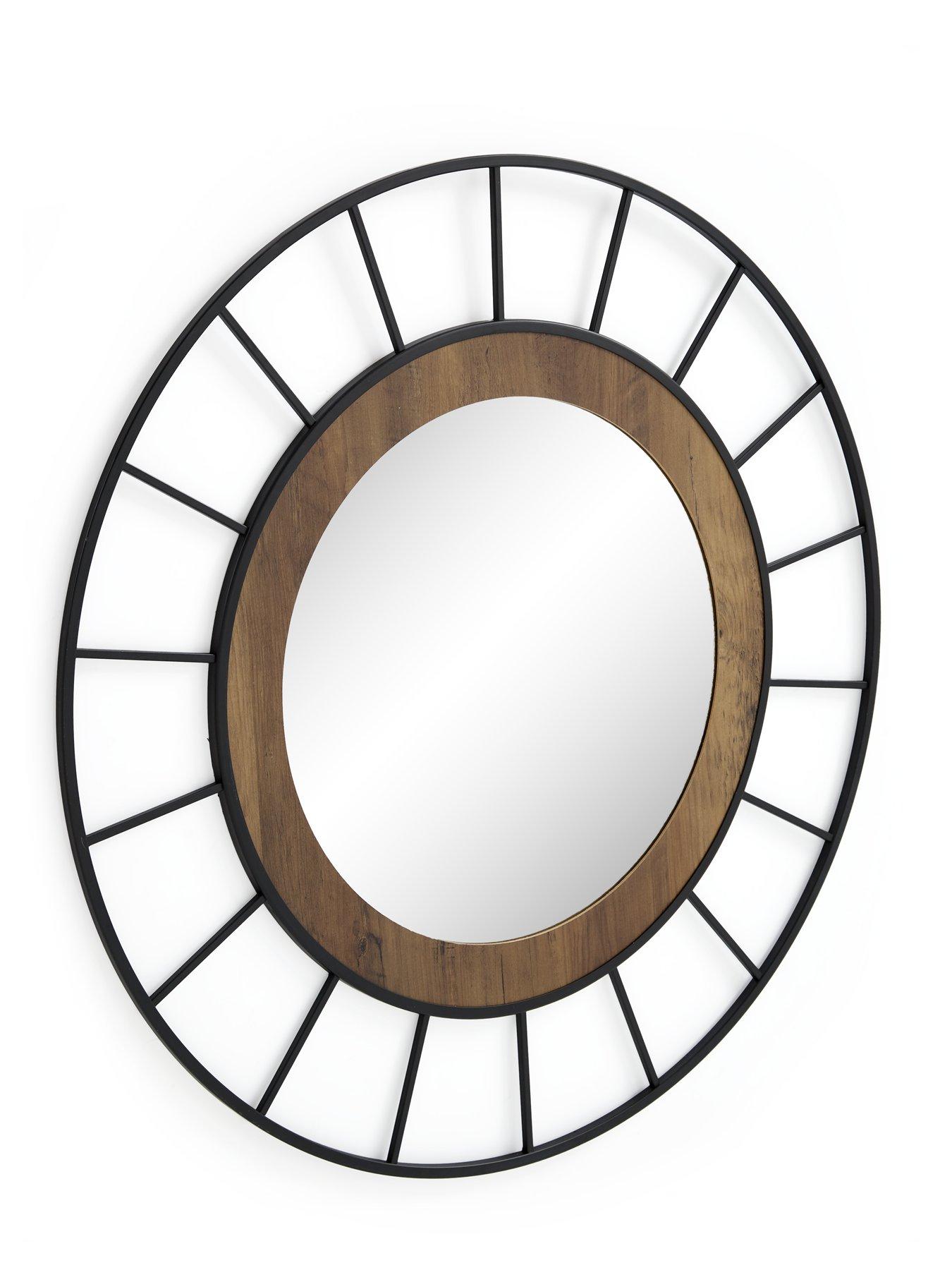 the-very-collection-black-wire-edge-mirror-with-wooden-inner-frame-80cmback