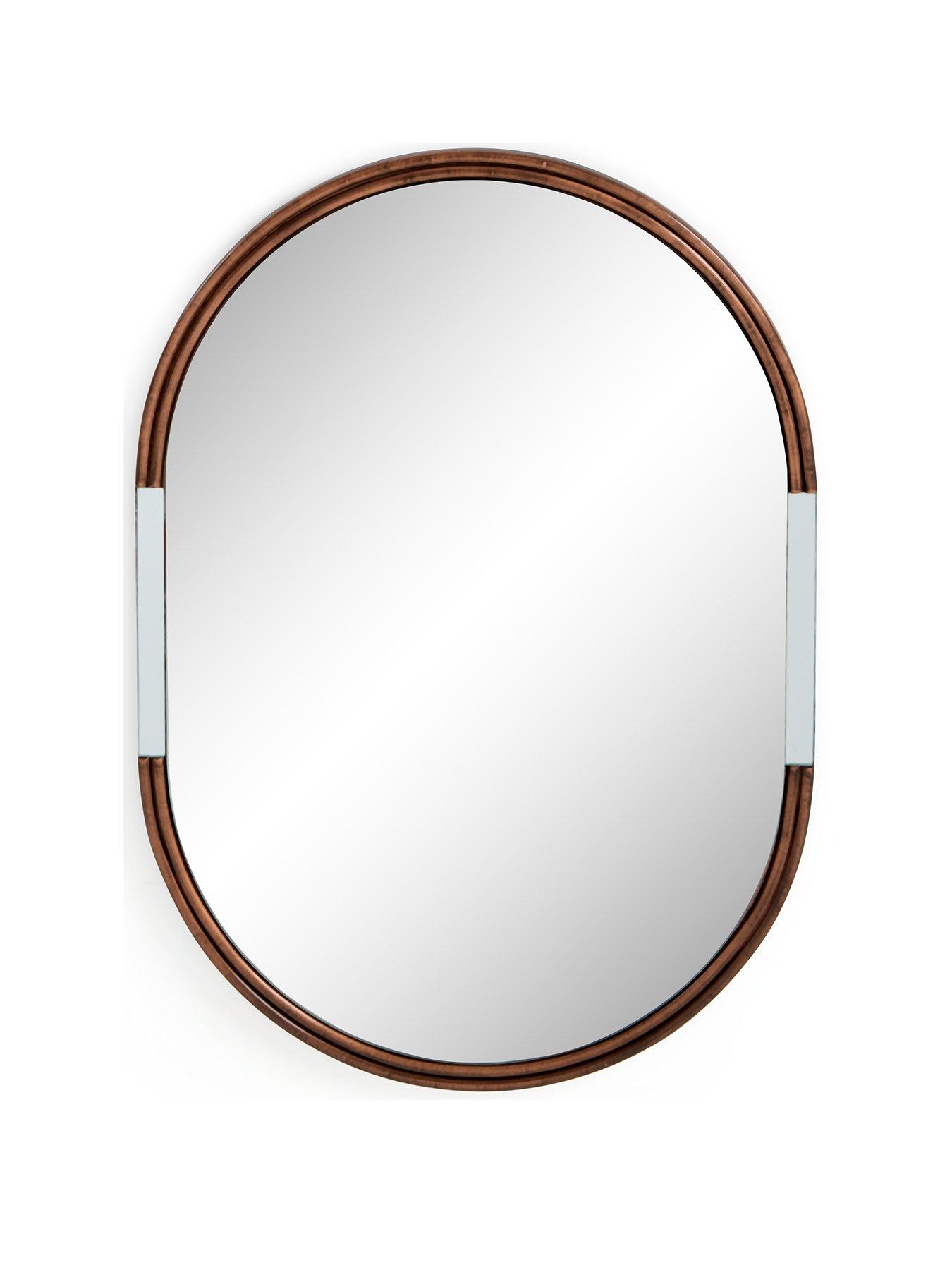 the-very-collection-woodenchrome-oval-mirror-70x50cmstillFront