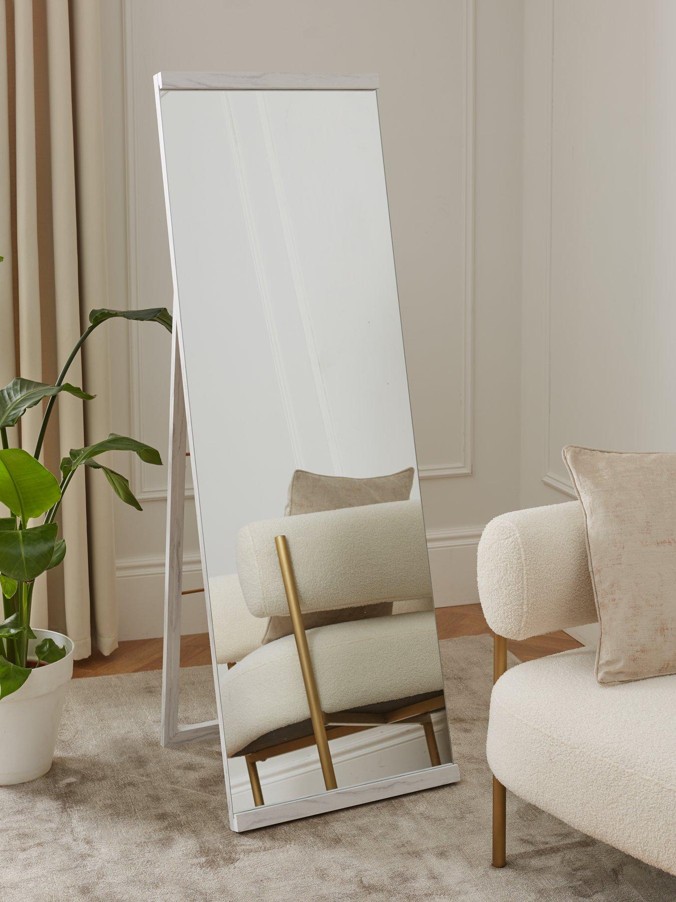 Image 1 of 7 of The Very Collection Standing Mirror - Marble 150x50cm