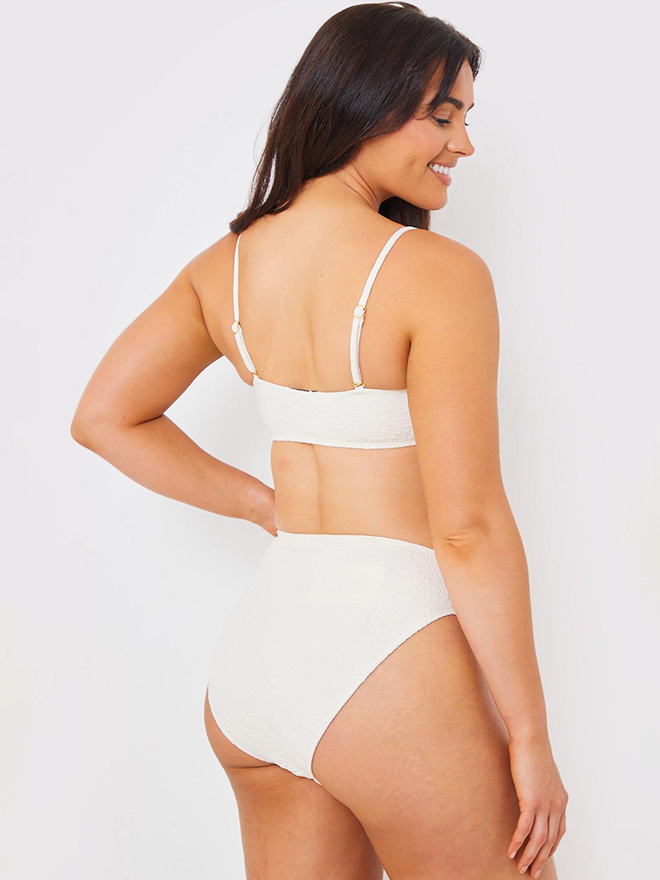 in-the-style-hannah-brown-cream-control-textured-high-waisted-bikini-bottomsoutfit