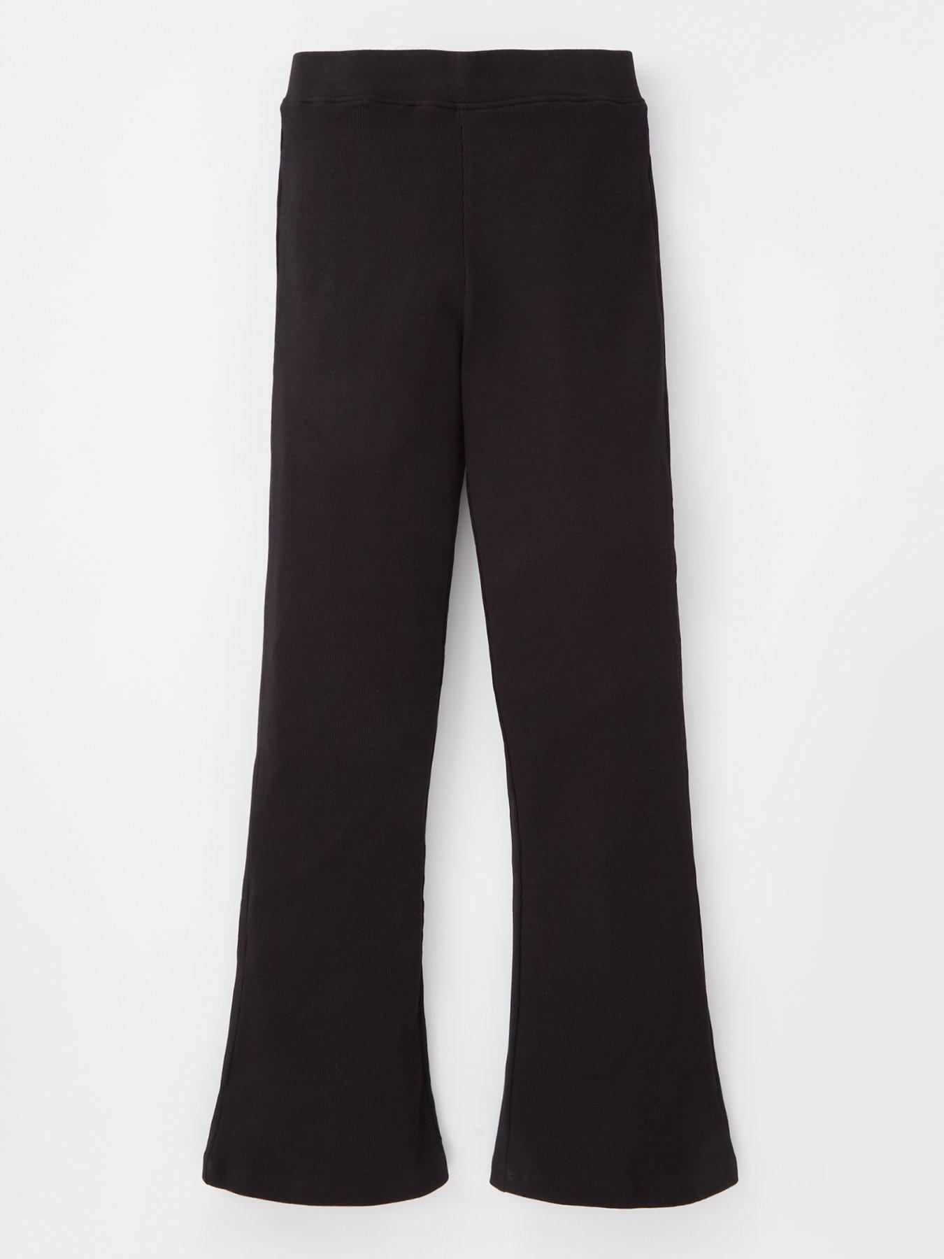 the-very-collection-girls-black-ribbed-flare
