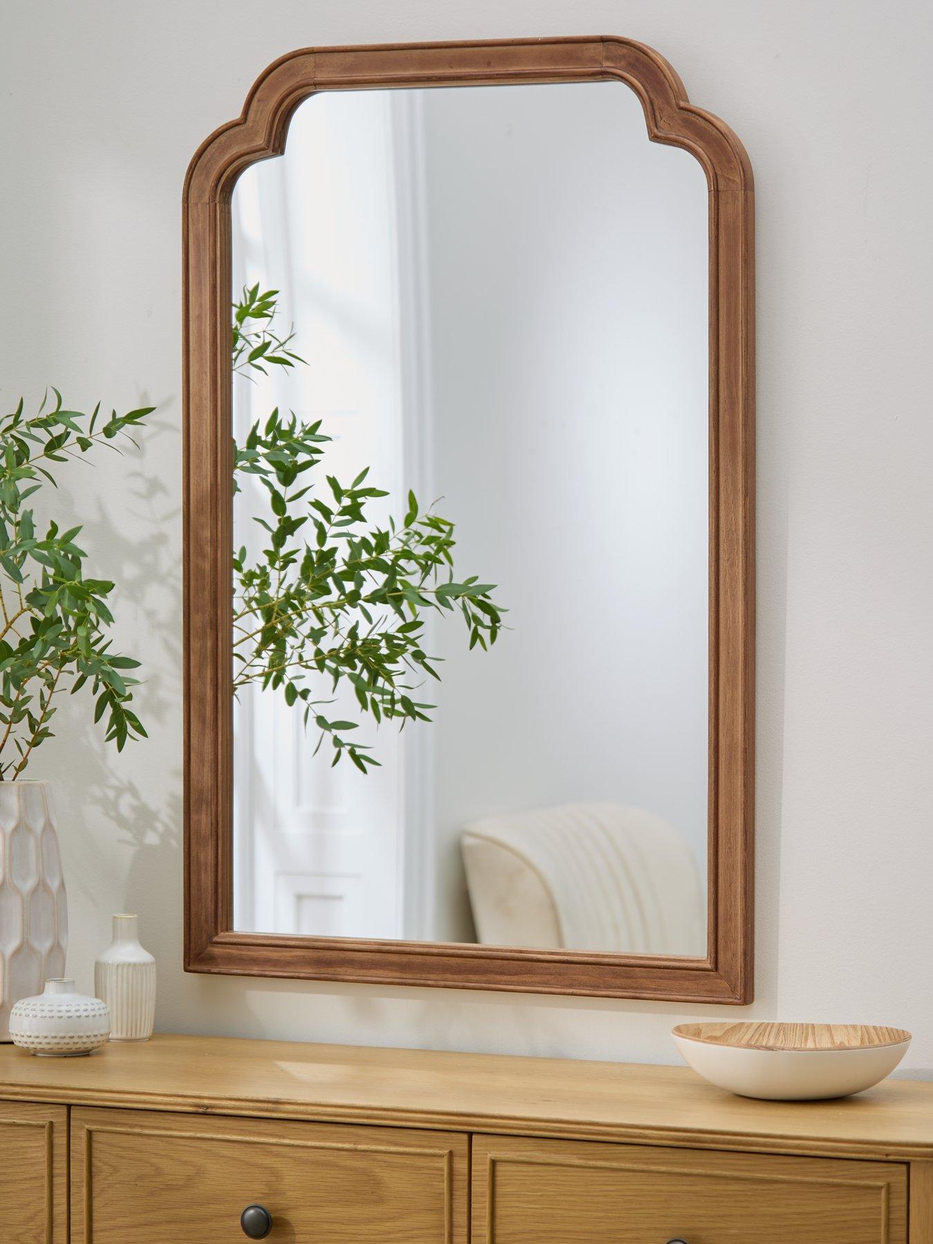 Image 1 of 6 of The Very Collection Antique Wall Mirror 91x61cm