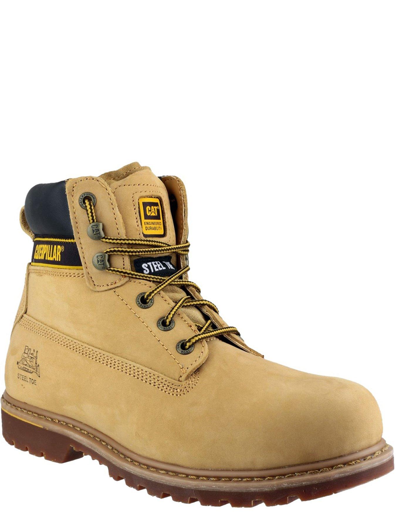 Image 2 of 4 of CAT Mens Holton Safety Boot- Beige