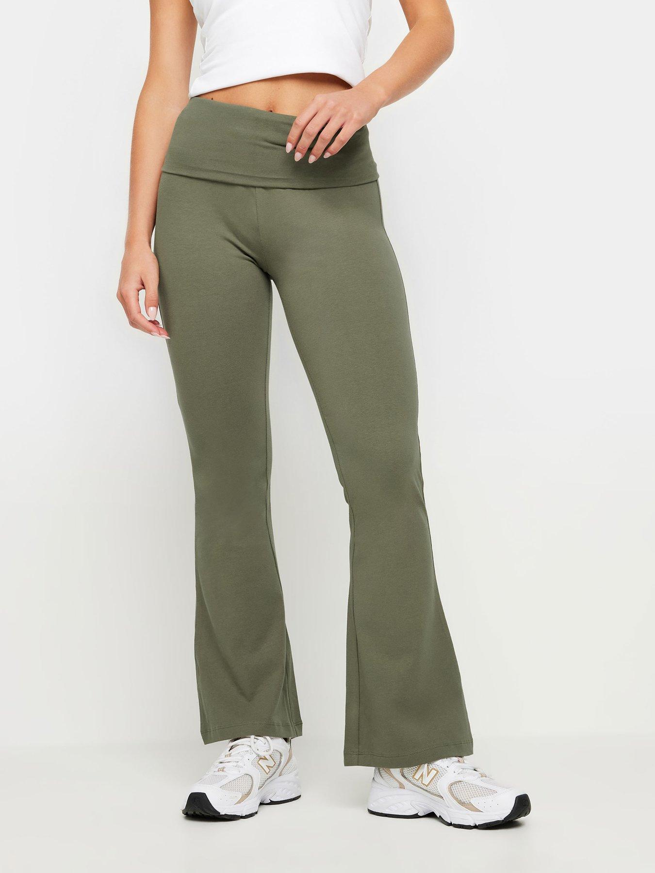 pixiegirl-petite-fold-over-flare-soft-khaki