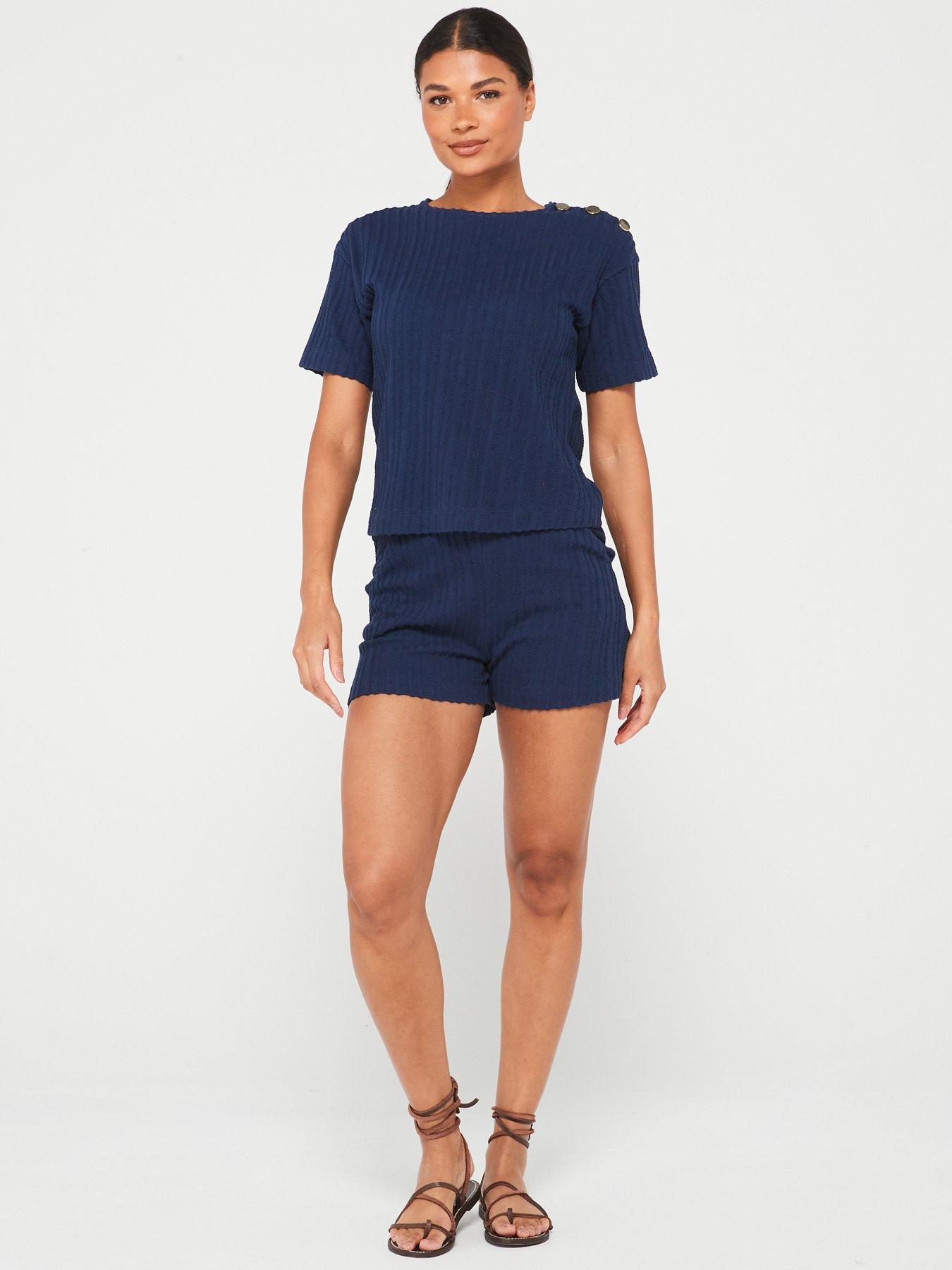 v-by-very-jacquard-short-navyback