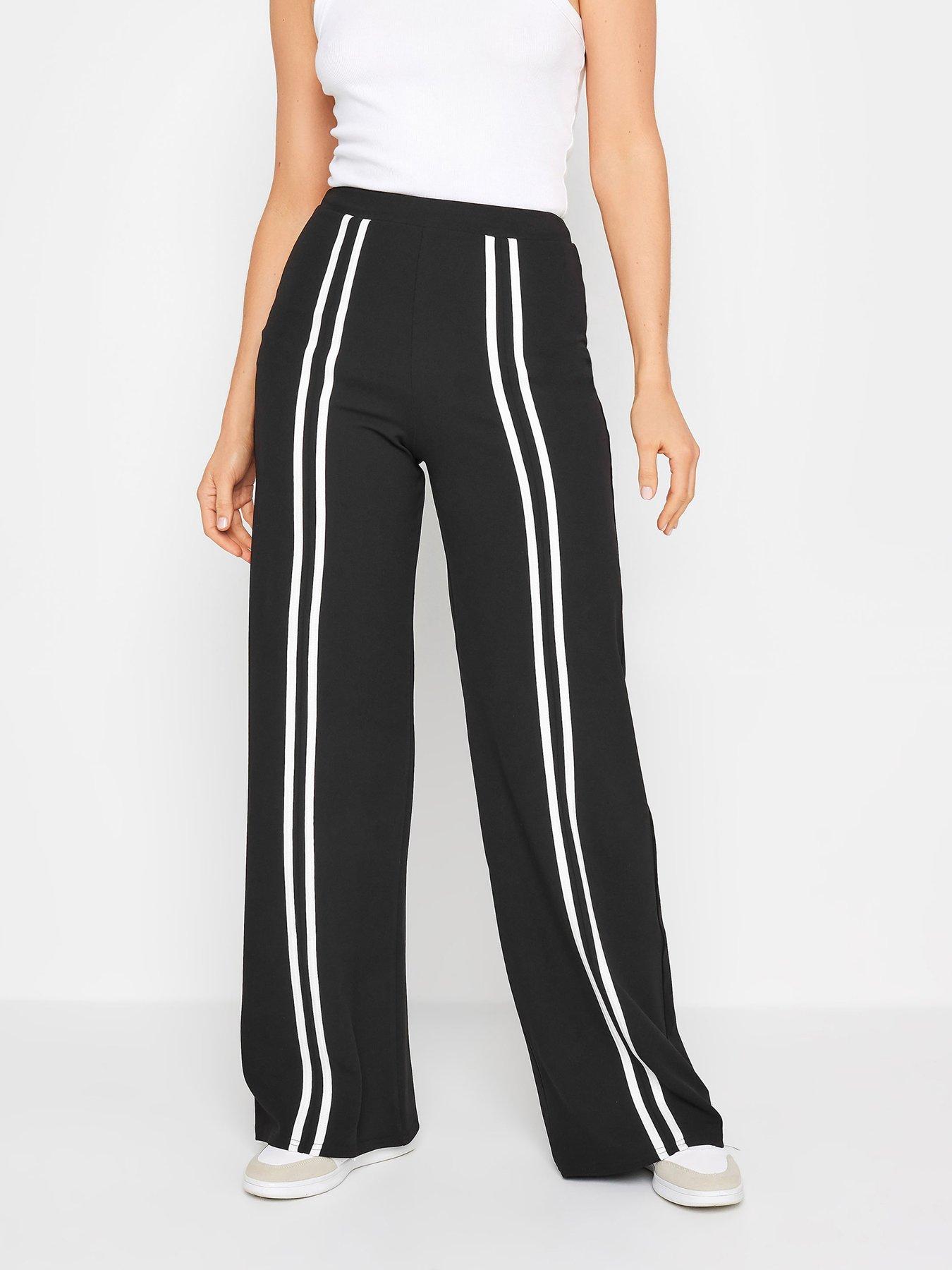 long-tall-sally-tall-front-stripe-wide-leg-trouser-black