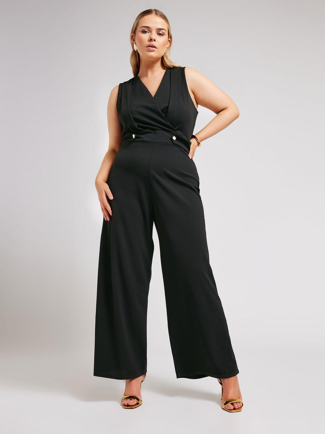 yours-curve-wrap-tux-jumpsuit-black