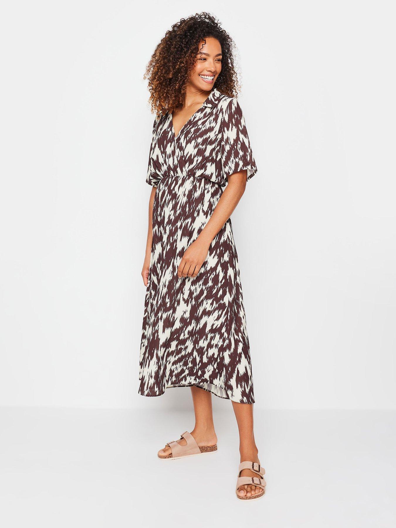 mco-brown-and-ivory-printed-collar-dressstillFront