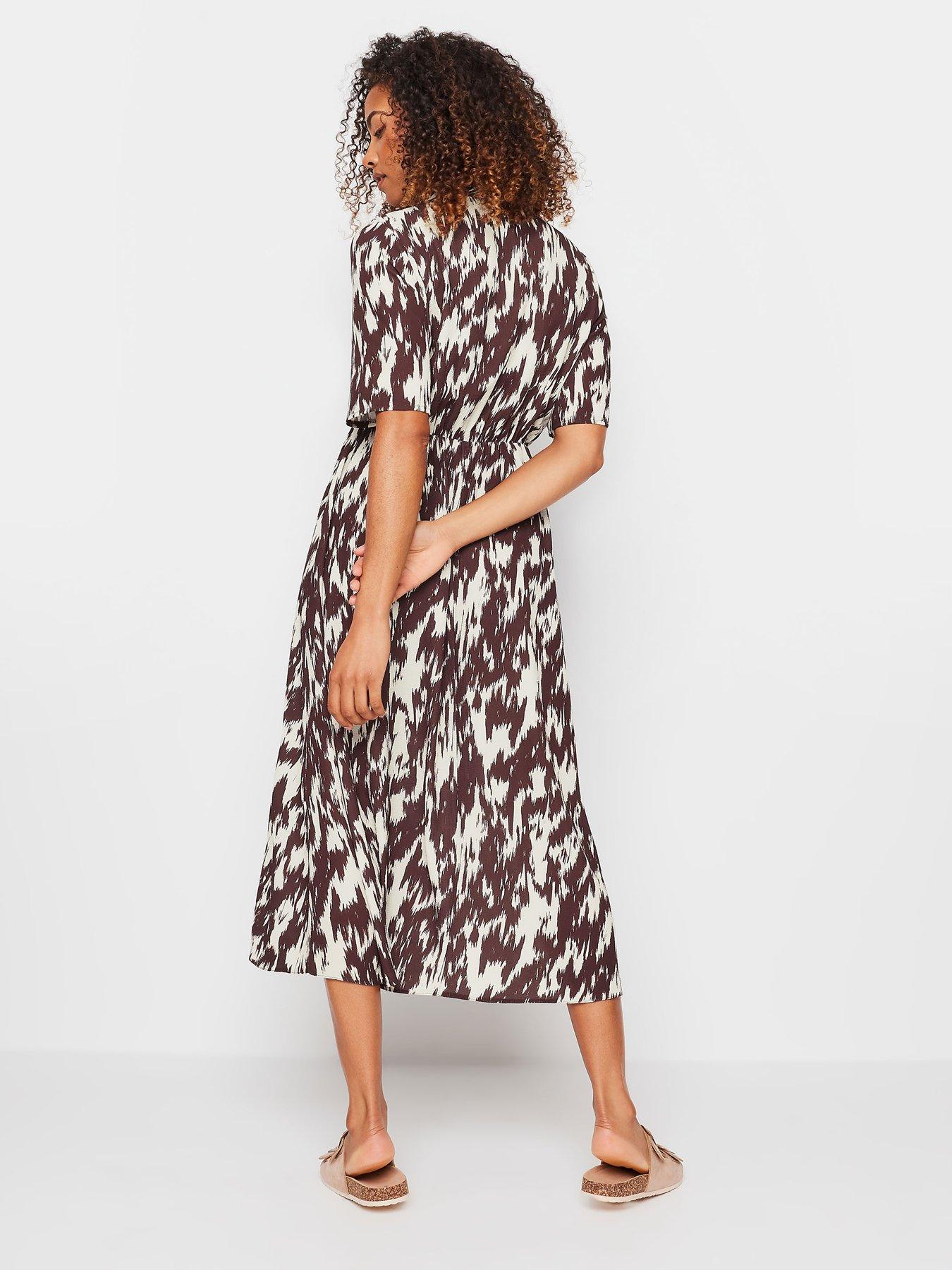 mco-brown-and-ivory-printed-collar-dressback