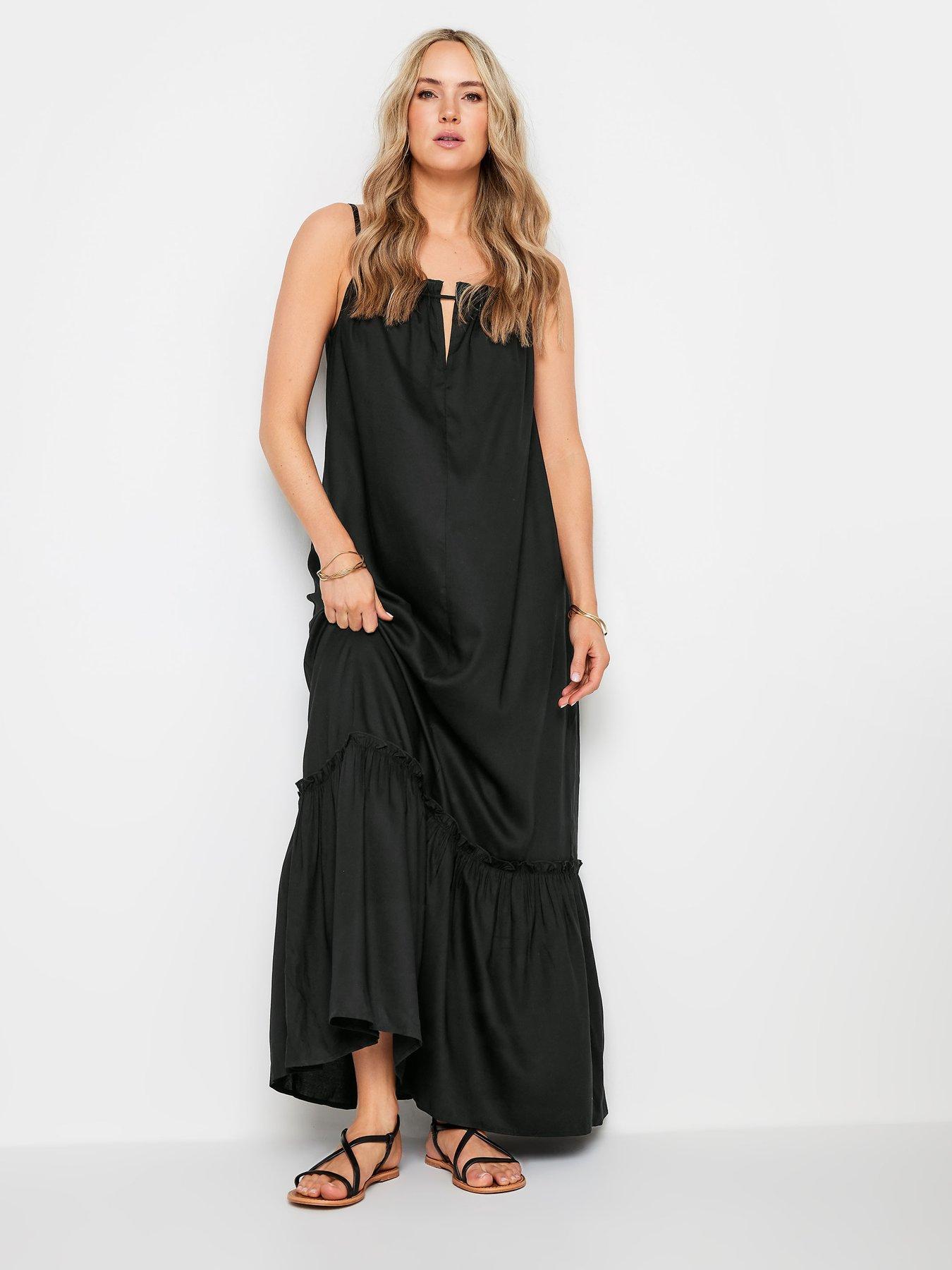 long-tall-sally-tall-black-maxi-halter-ruched-neck-dressback