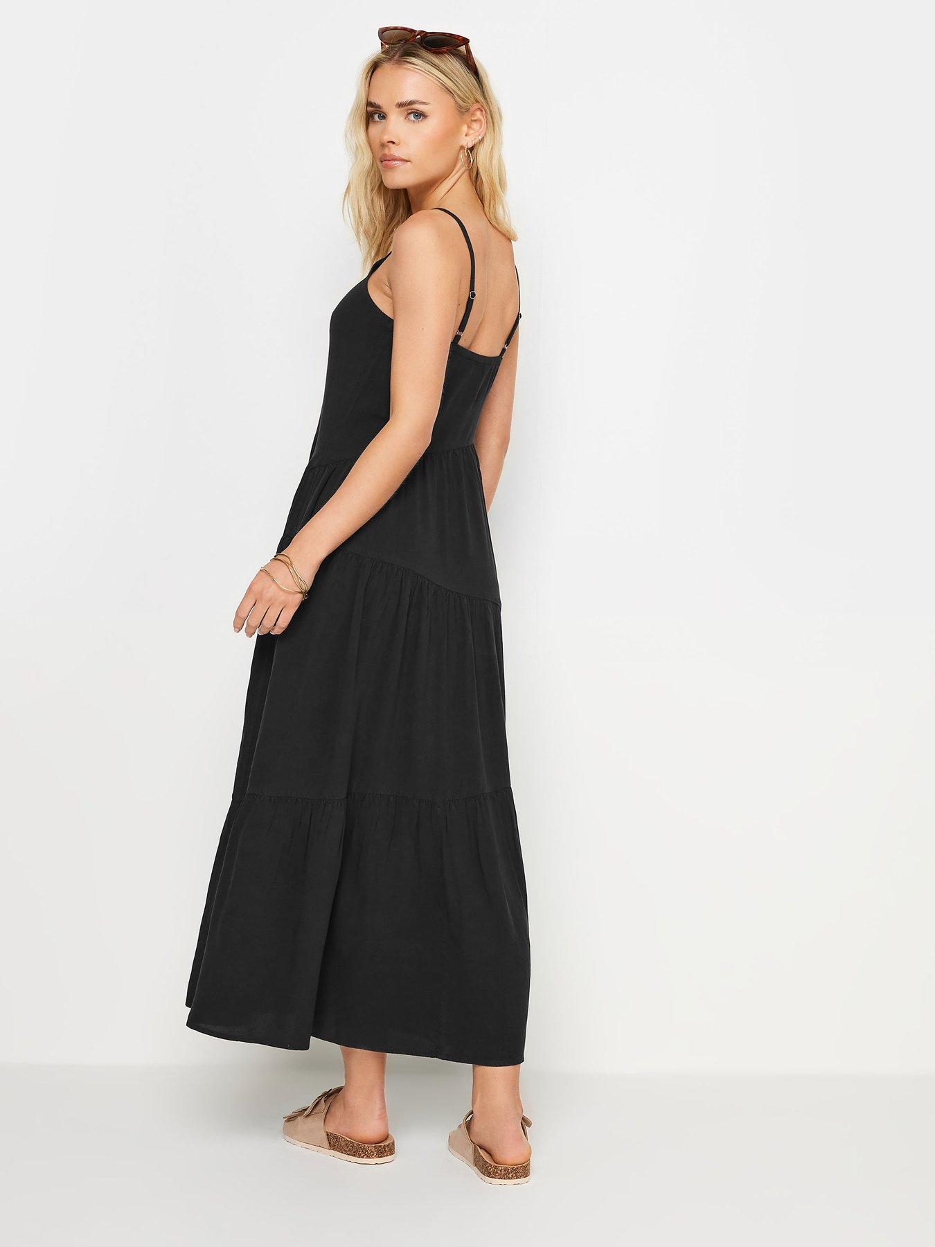 pixiegirl-petite-asymmetric-tiered-maxi-dress-blackstillFront