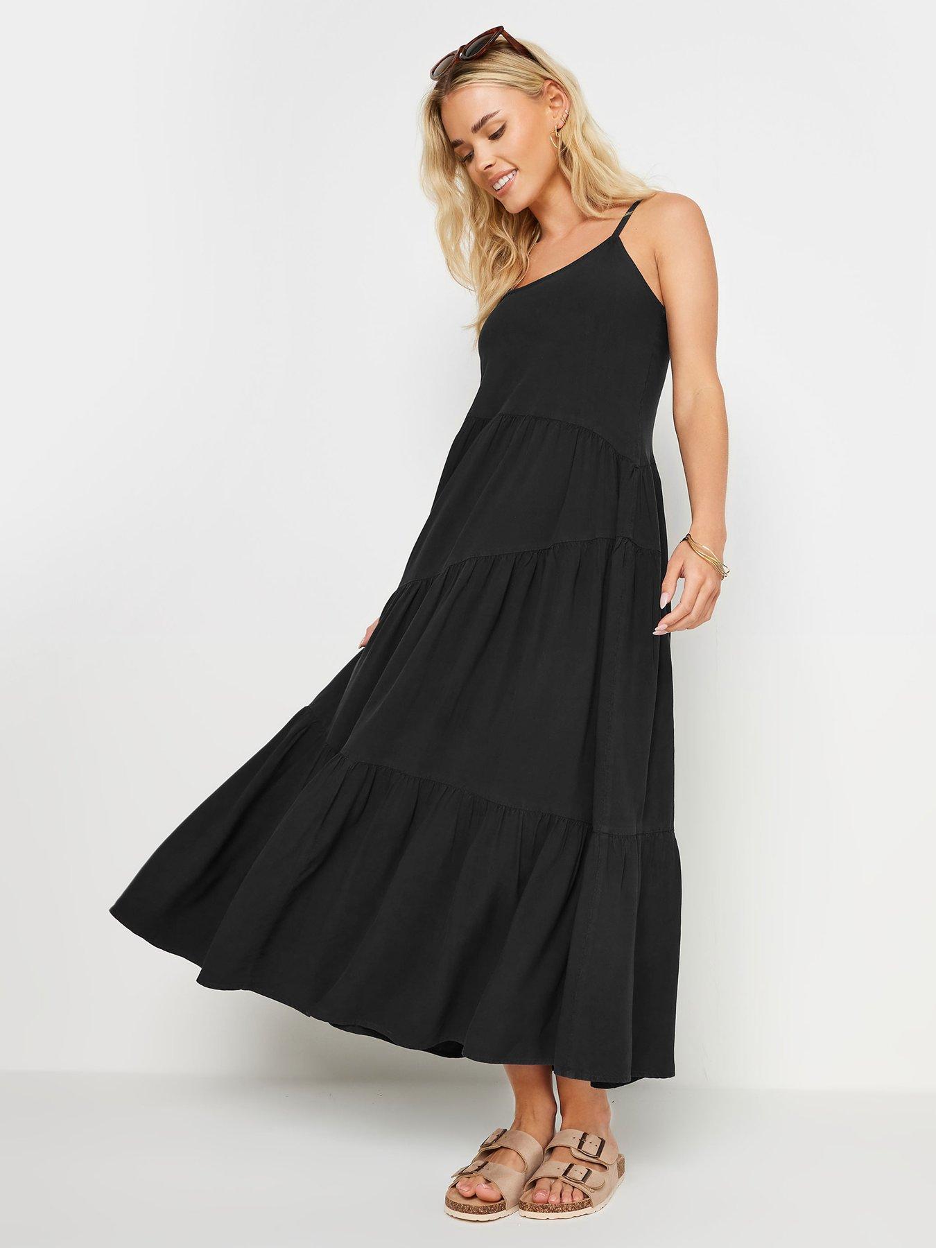 pixiegirl-petite-asymmetric-tiered-maxi-dress-blackback