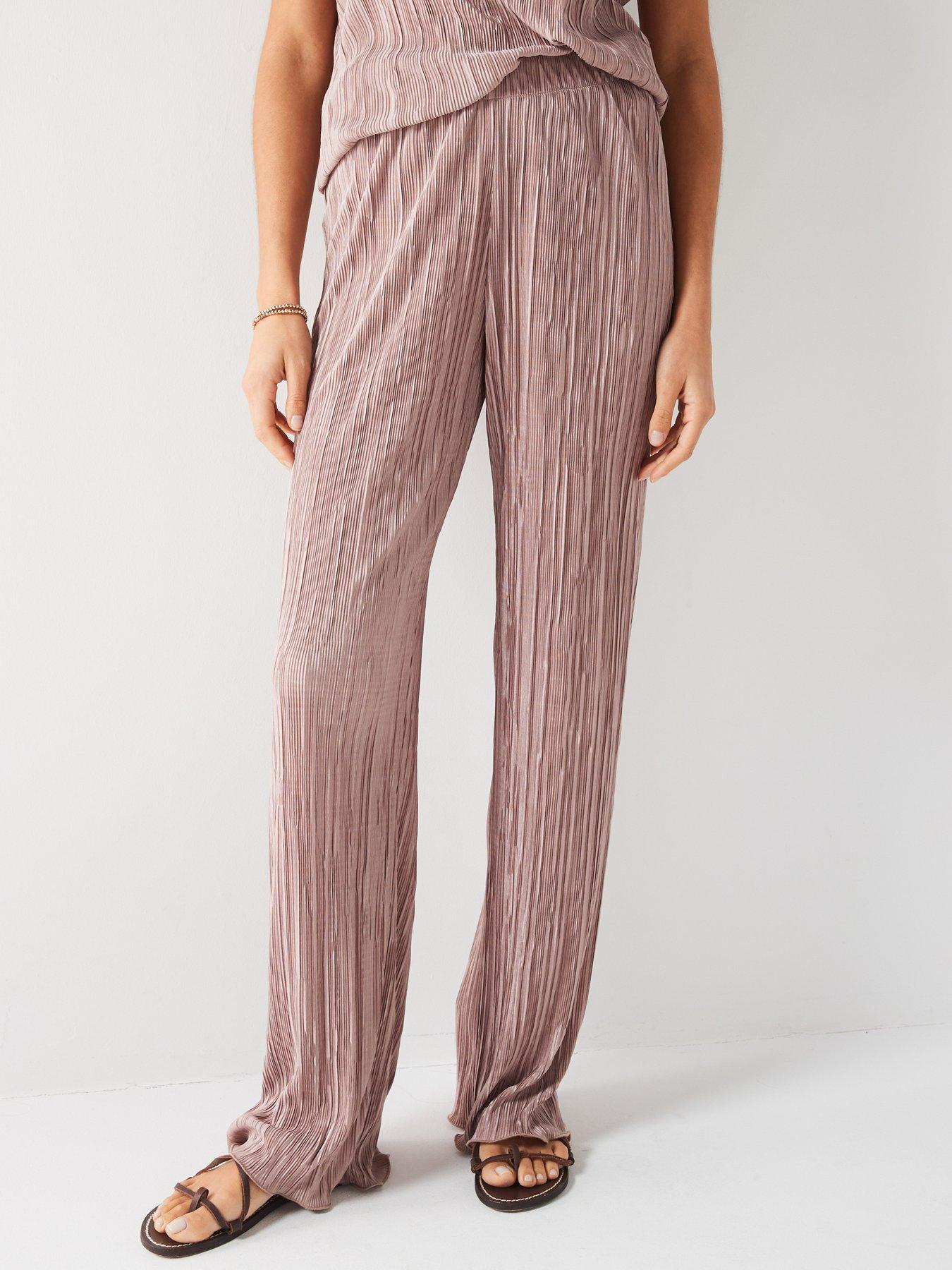 v-by-very-plisse-straight-leg-trouser-taupe