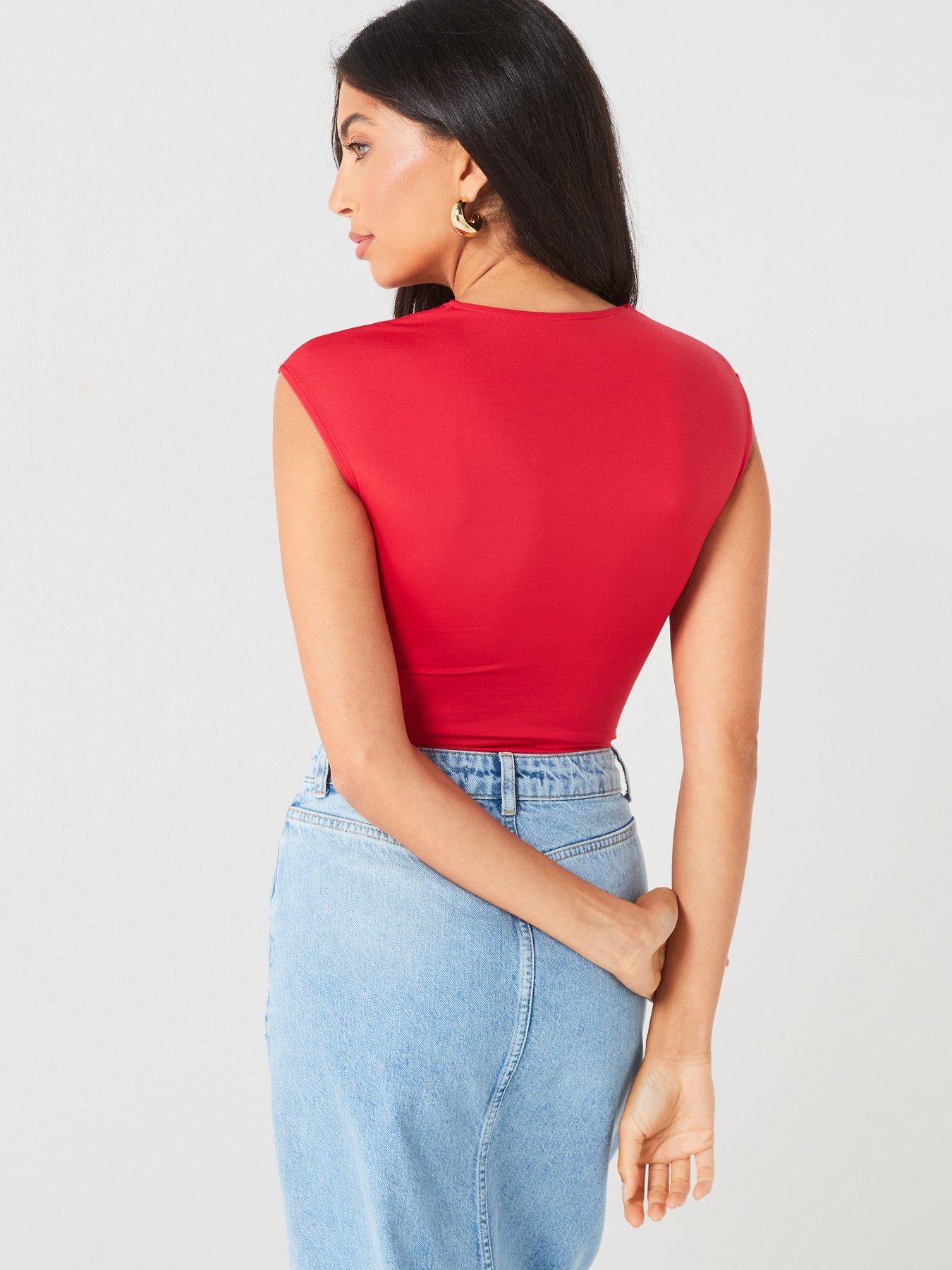 v-by-very-scooped-neck-bodysuit-redstillFront