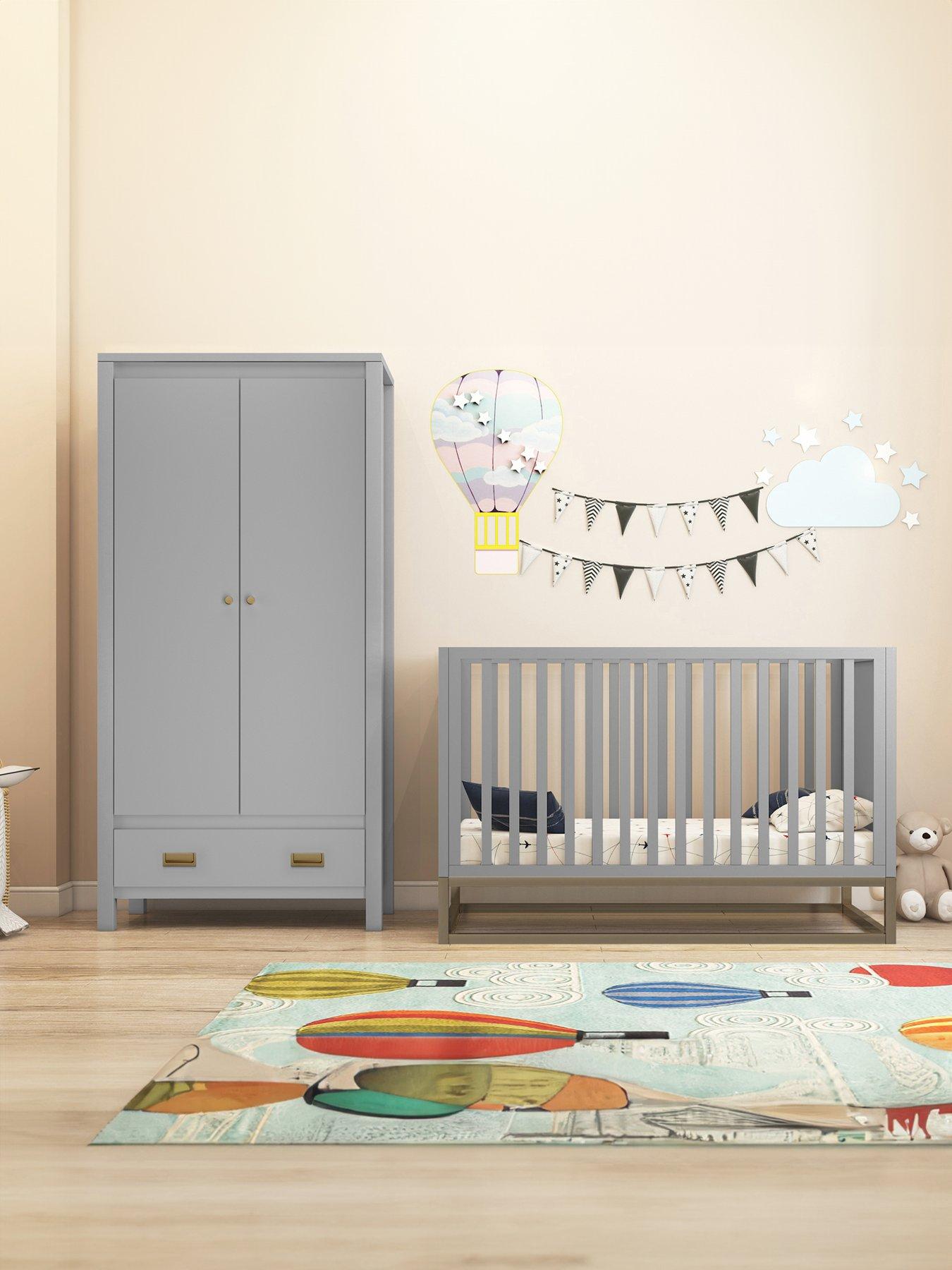 little-seeds-monarch-hillnbsphaven-3-in-1-convertible-wood-crib-with-metal-basenbsp--dove-grey-with-gold-baseoutfit