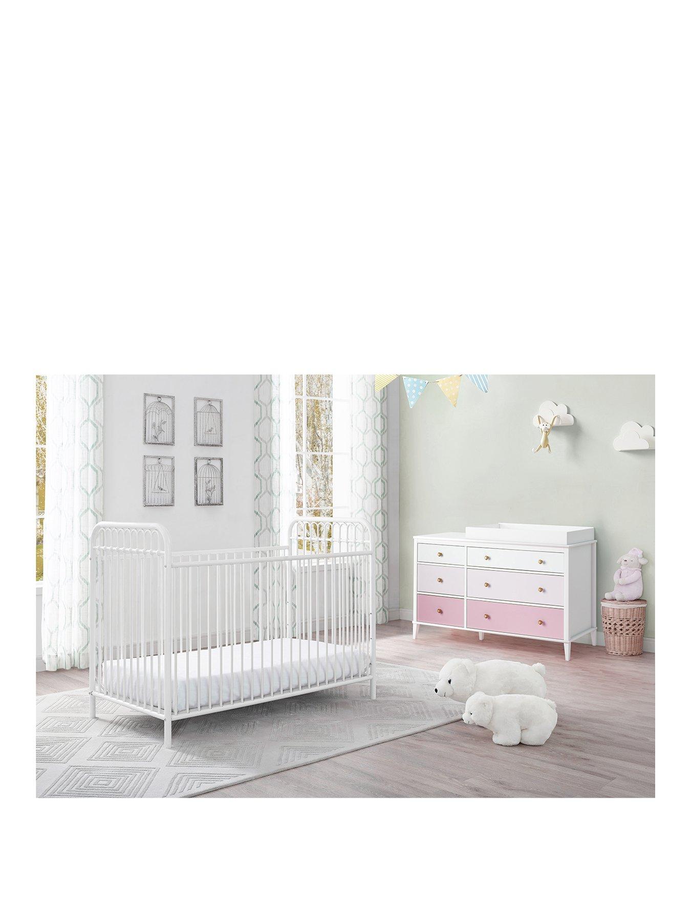 little-seeds-monarch-hill-poppy-nursery-6-drawer-changing-tablenbsp--whitepinkback