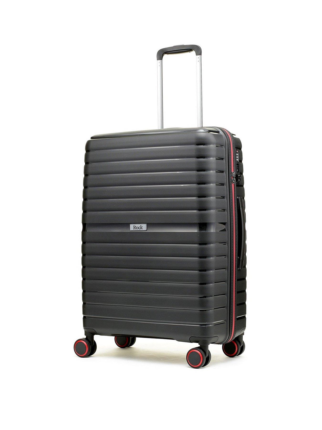 Rock Luggage Hydra-Lite Medium Suitcase (Black)