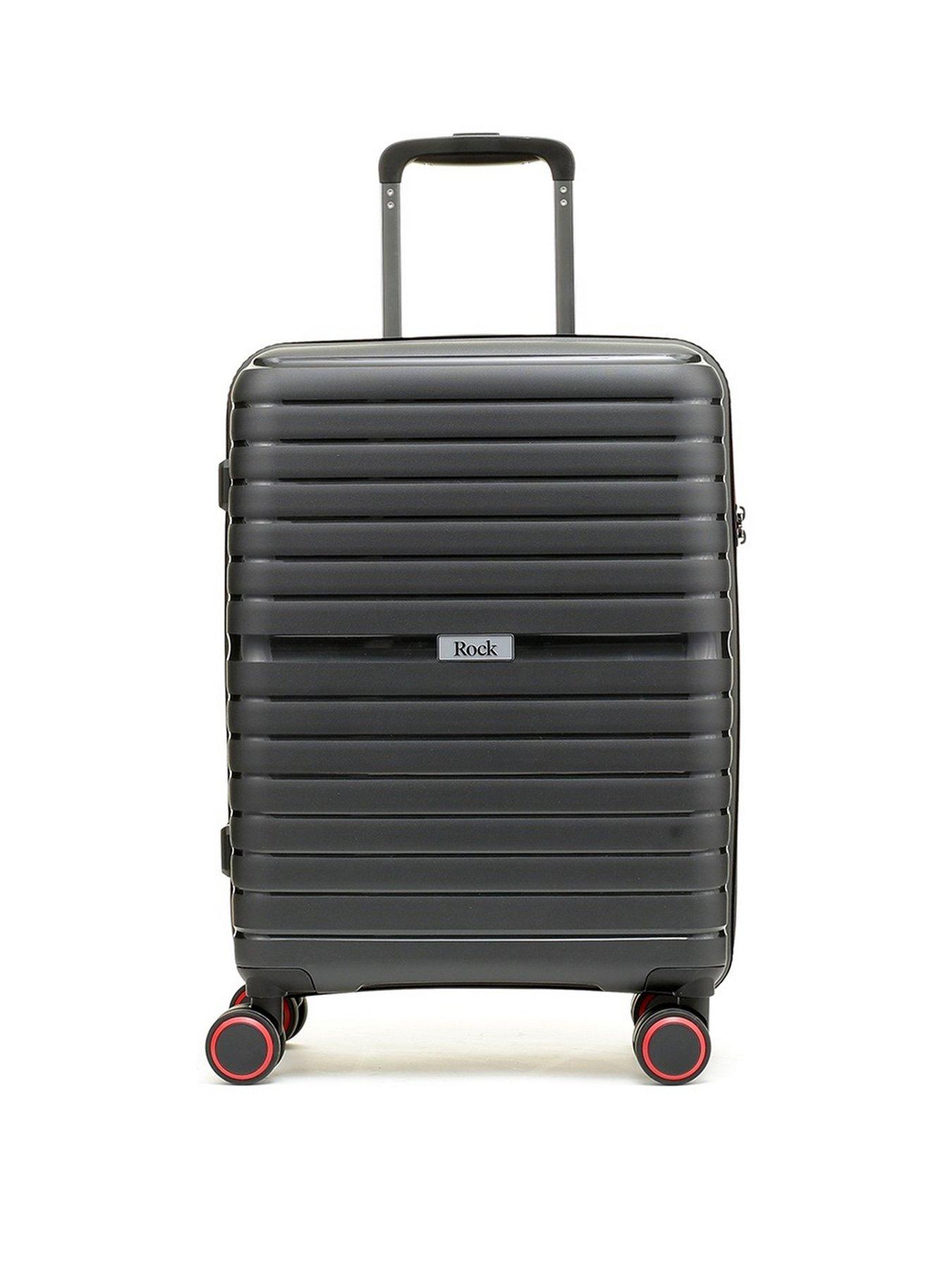 Image 2 of 6 of Rock Luggage Hydra-Lite Small Suitcase (Black)