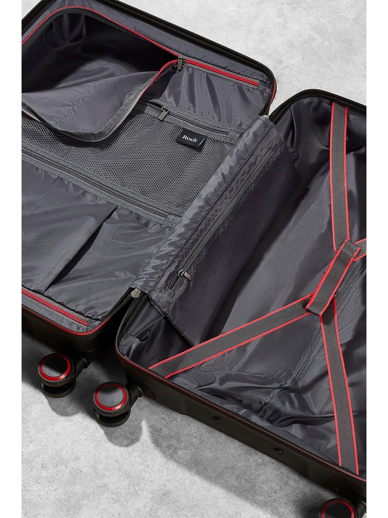Image 5 of 6 of Rock Luggage Hydra-Lite Small Suitcase (Black)