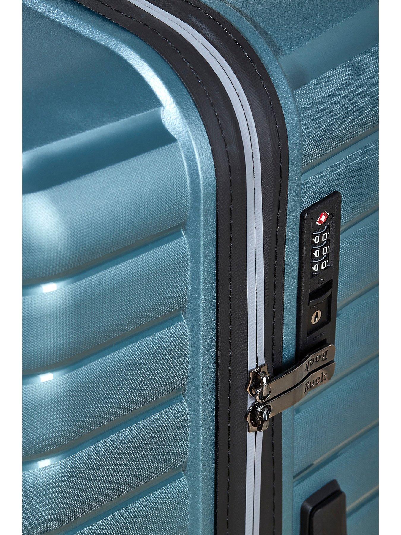 Image 6 of 6 of Rock Luggage Hydra-Lite Small Suitcase (Teal)