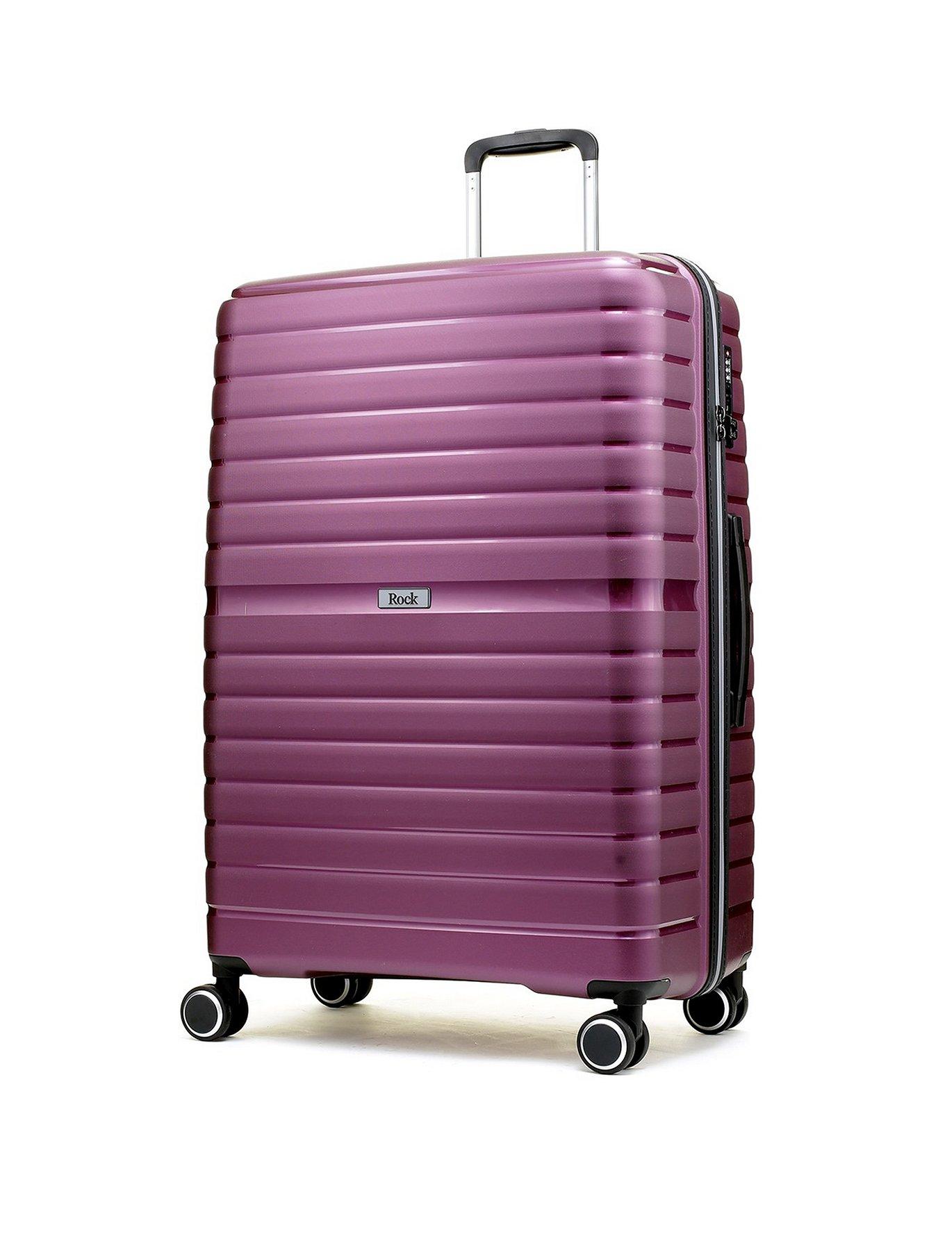 rock-luggage-hydra-lite-3-piece-suitcase-set-purplestillFront