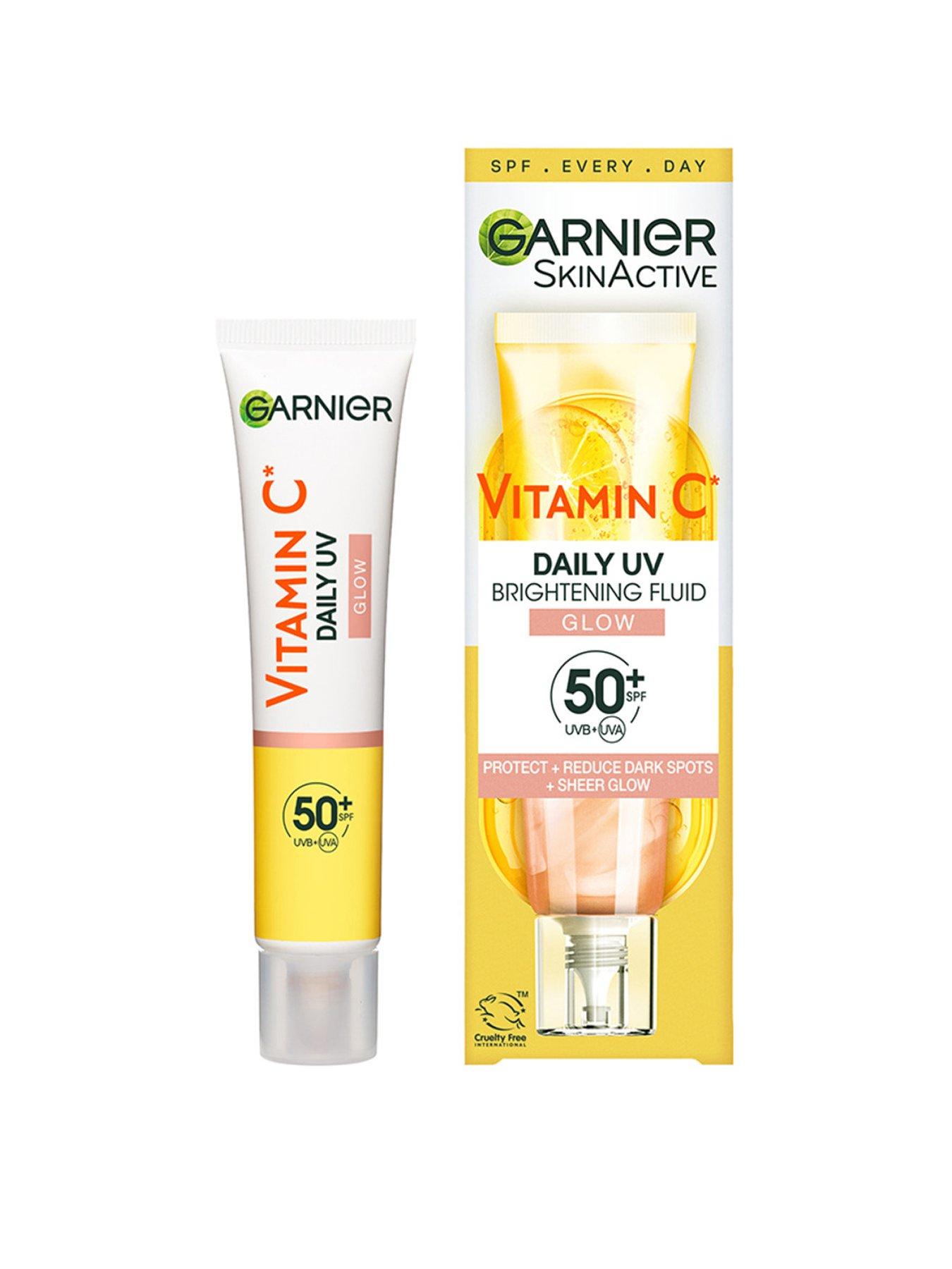 garnier-garnier-vitamin-c-daily-uv-brightening-fluid-sheer-glow-spf50-prevents-corrects-sun-damages-evens-skin-tone-face-amp-neck-for-all-skin-types-cruelty-free-vegan-40ml