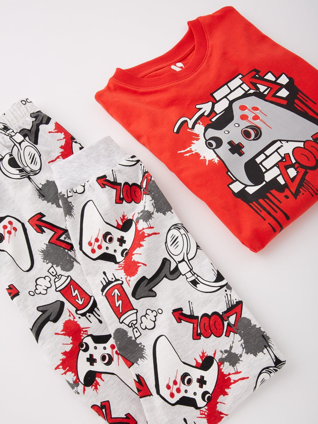 v-by-very-boys-gaming-jersey-pyjamadetail