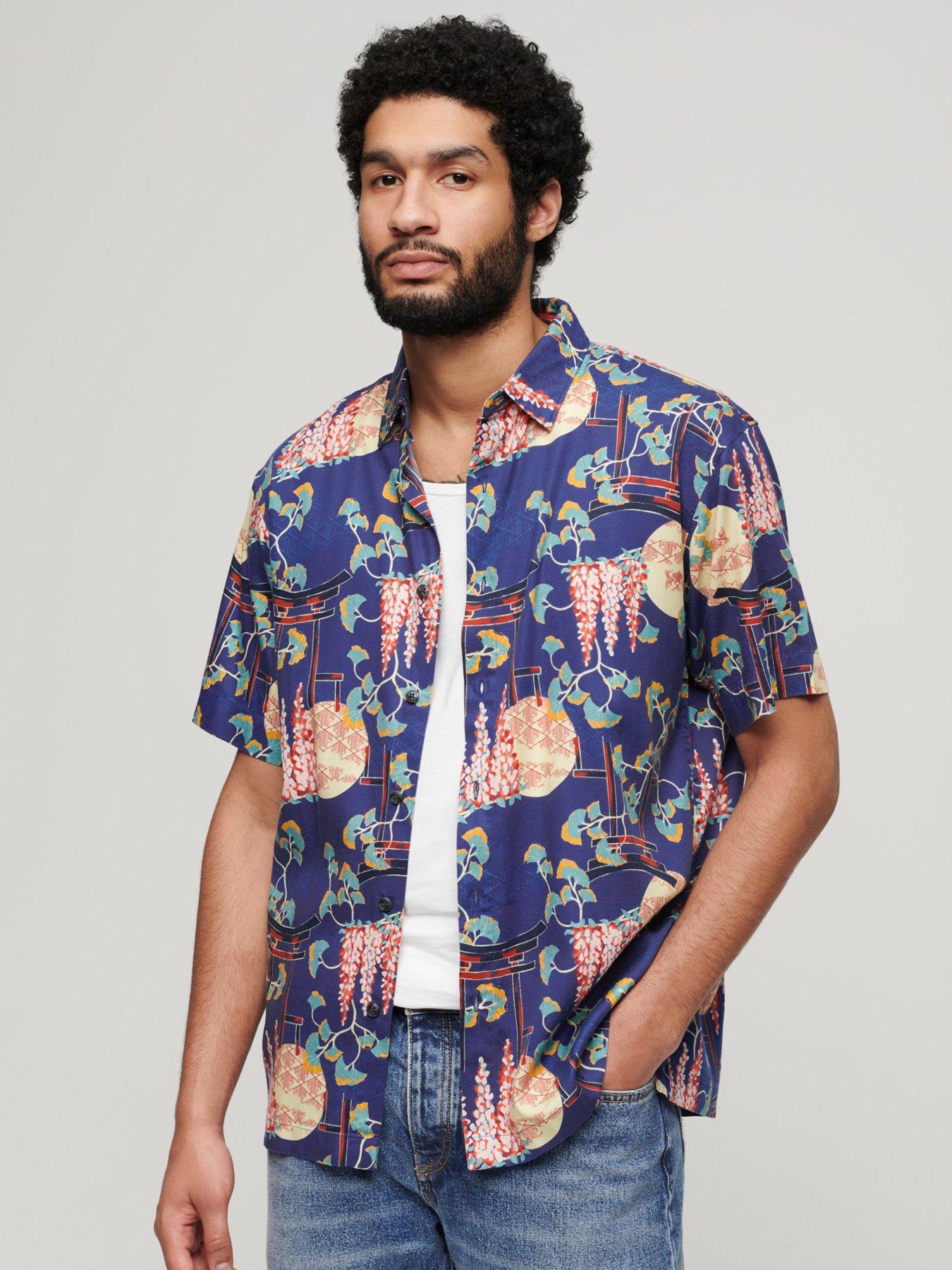 superdry-superdry-short-sleeve-hawaiian-print-resort-shirt-blue