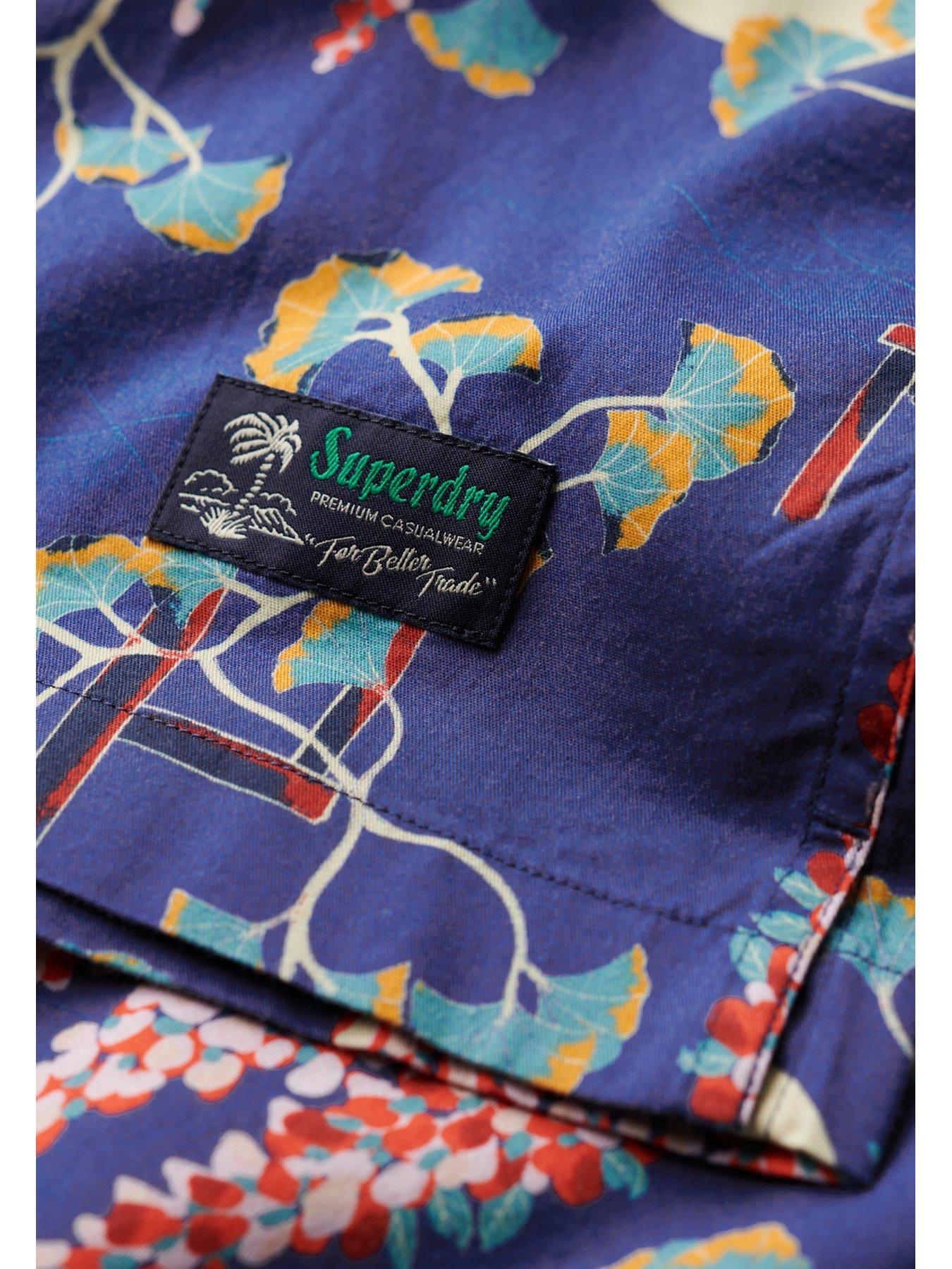 superdry-superdry-short-sleeve-hawaiian-print-resort-shirt-bluedetail