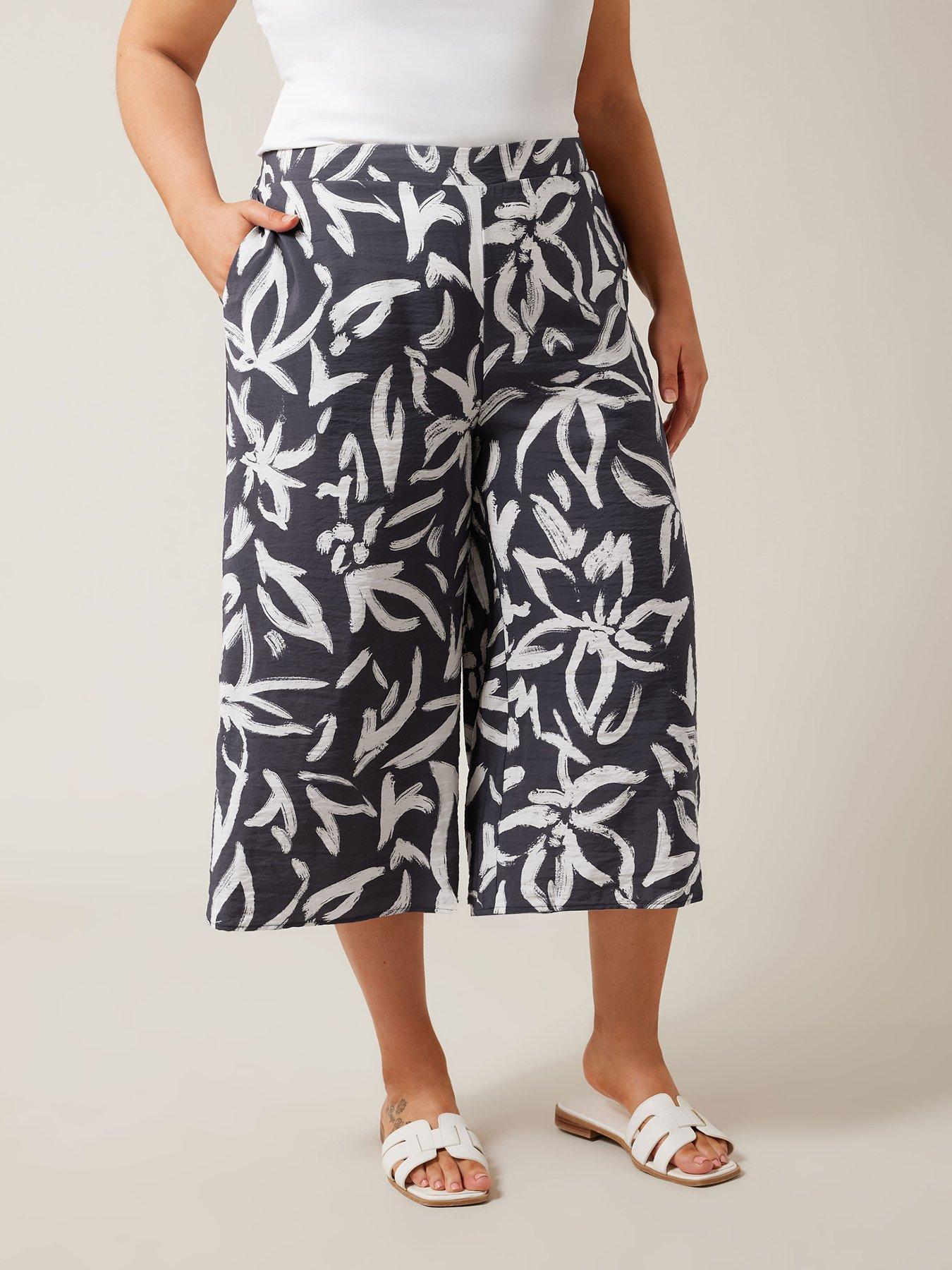 evans-air-flow-culotte-trouser-navy-print